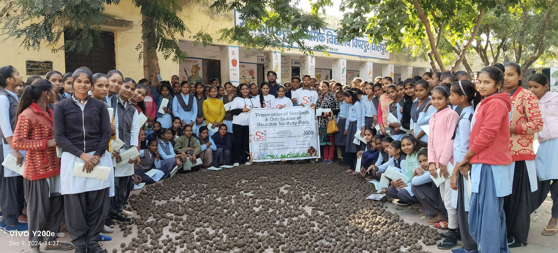 SEED BALL PREPARATION AND MENSTURAL HYGIENE PROGRAM