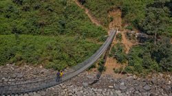 Walkway to Adventure in Kathmandu