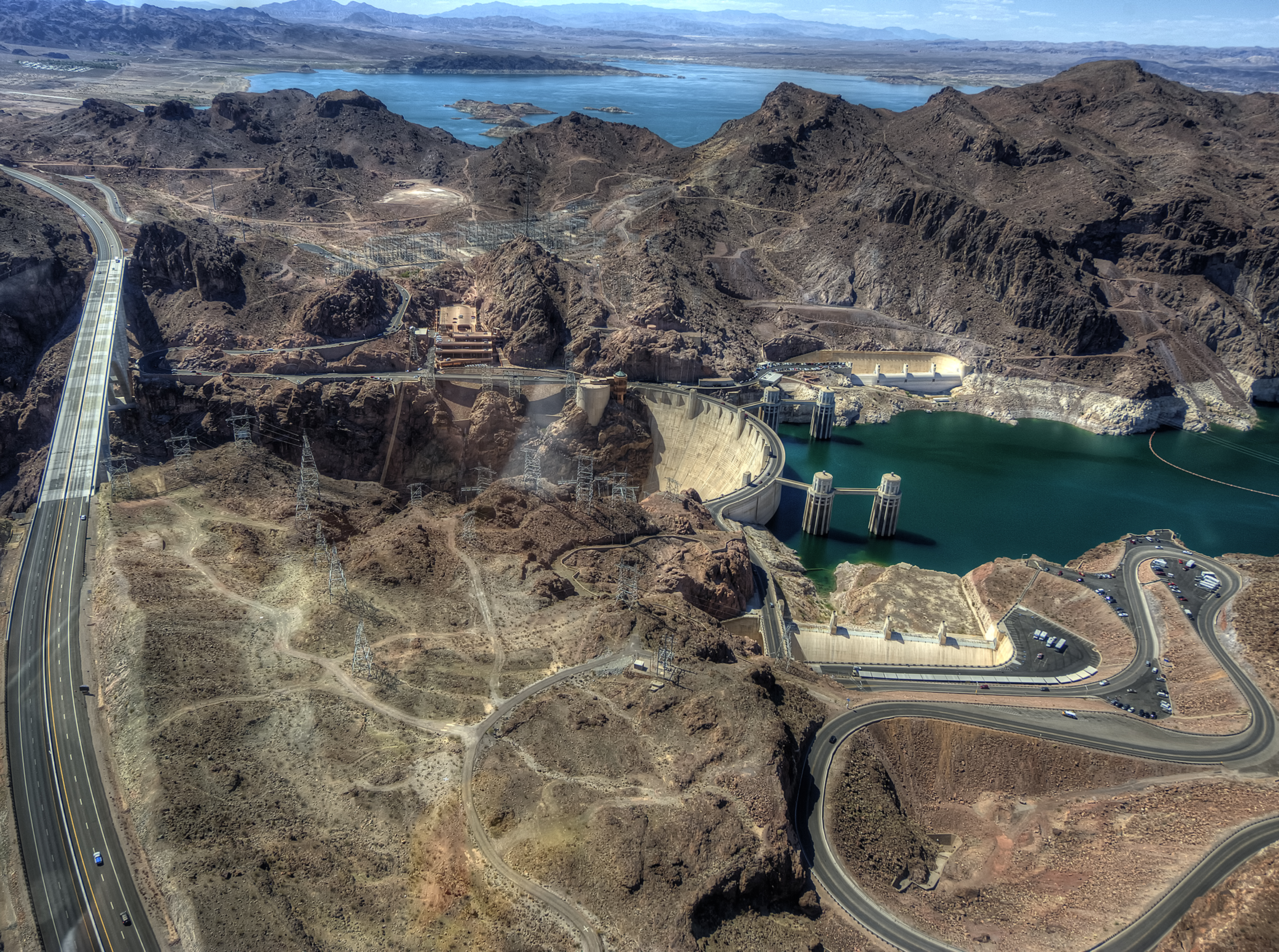 Hoover Dam from Air