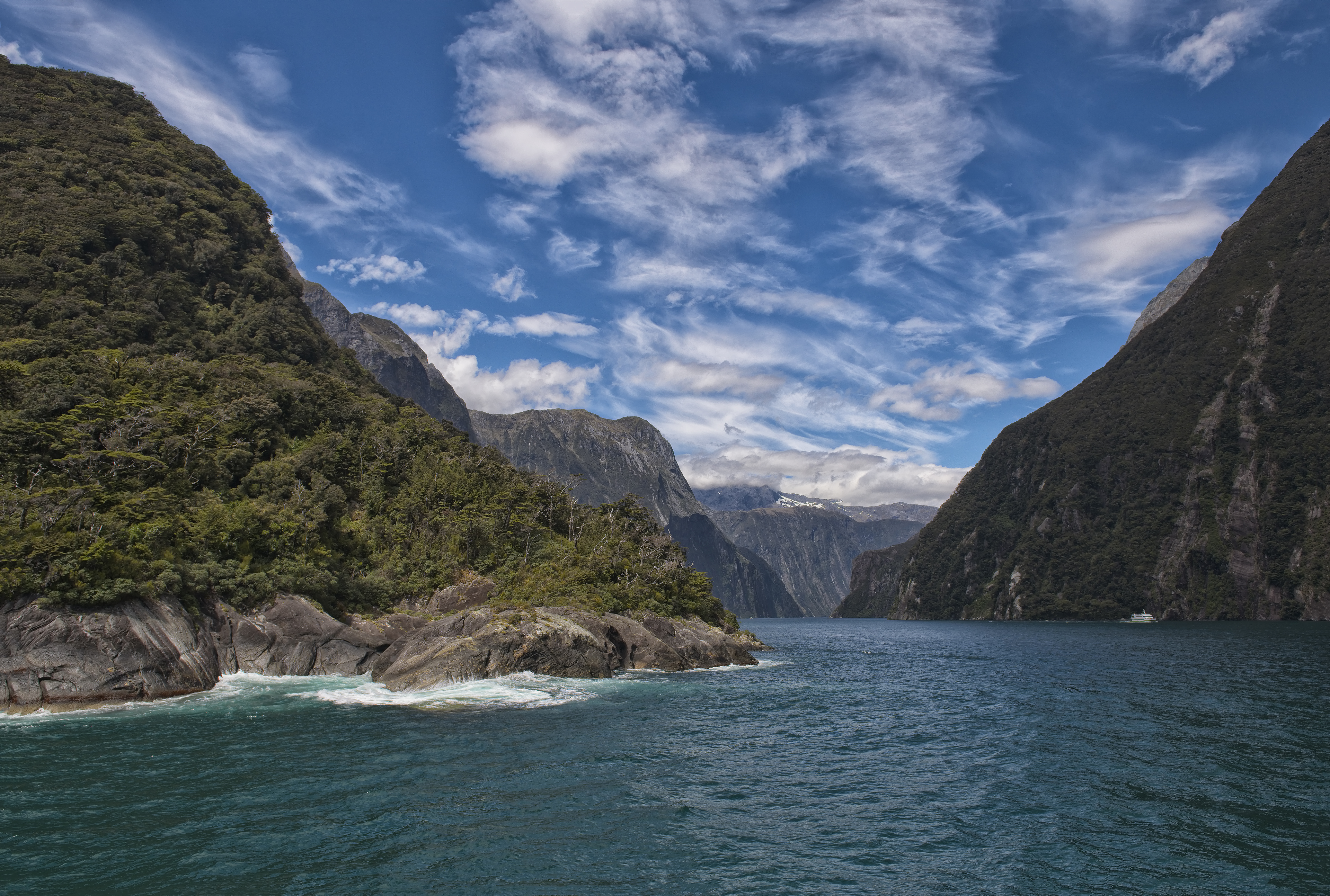 At the end of Milford Sound
