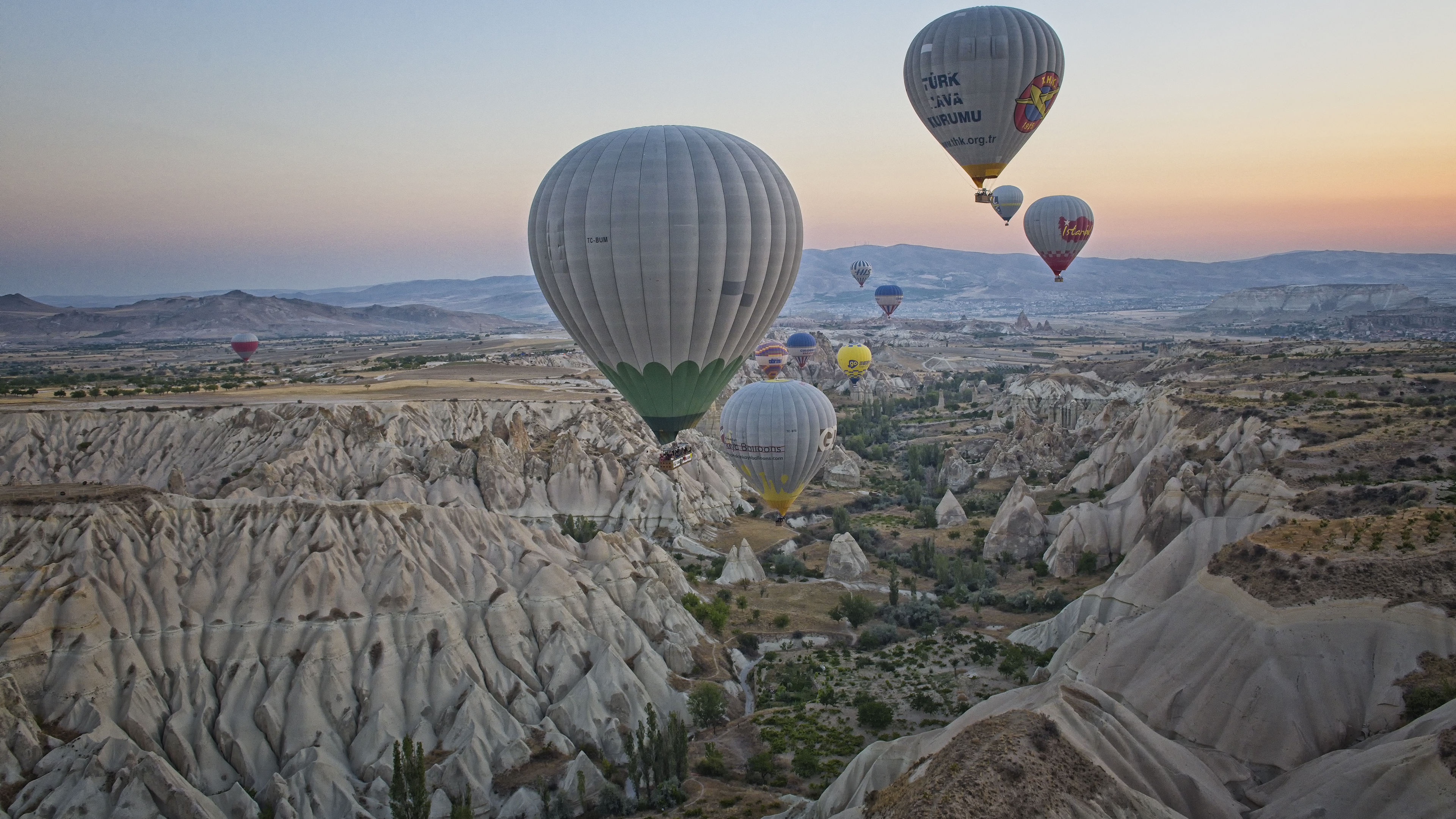 Canyons in Cappadocia