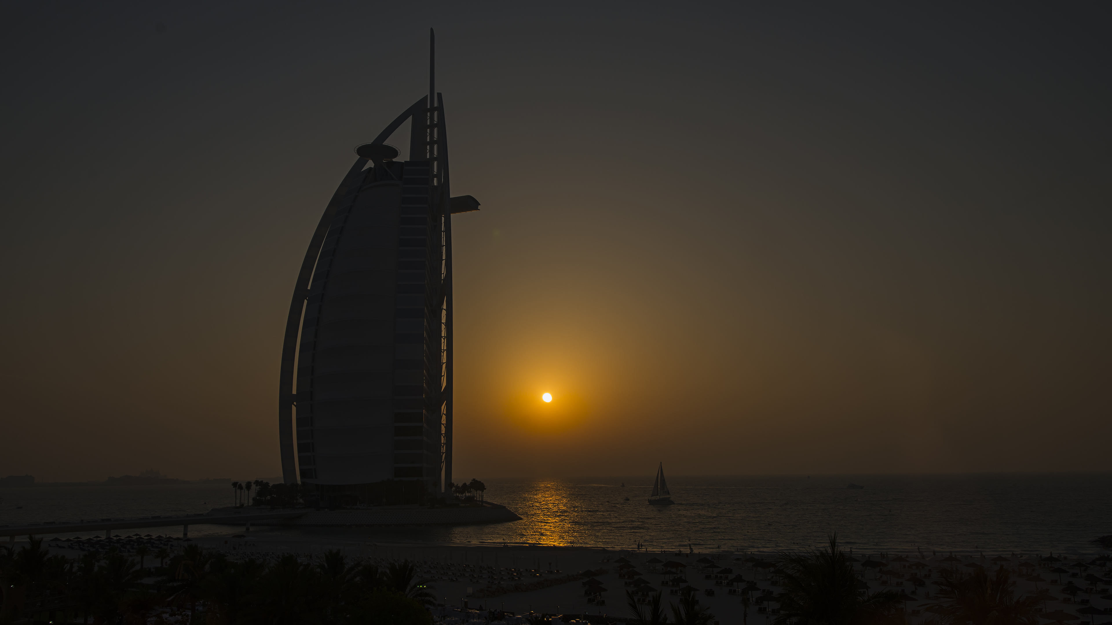 Sunset and Burj Al Arab