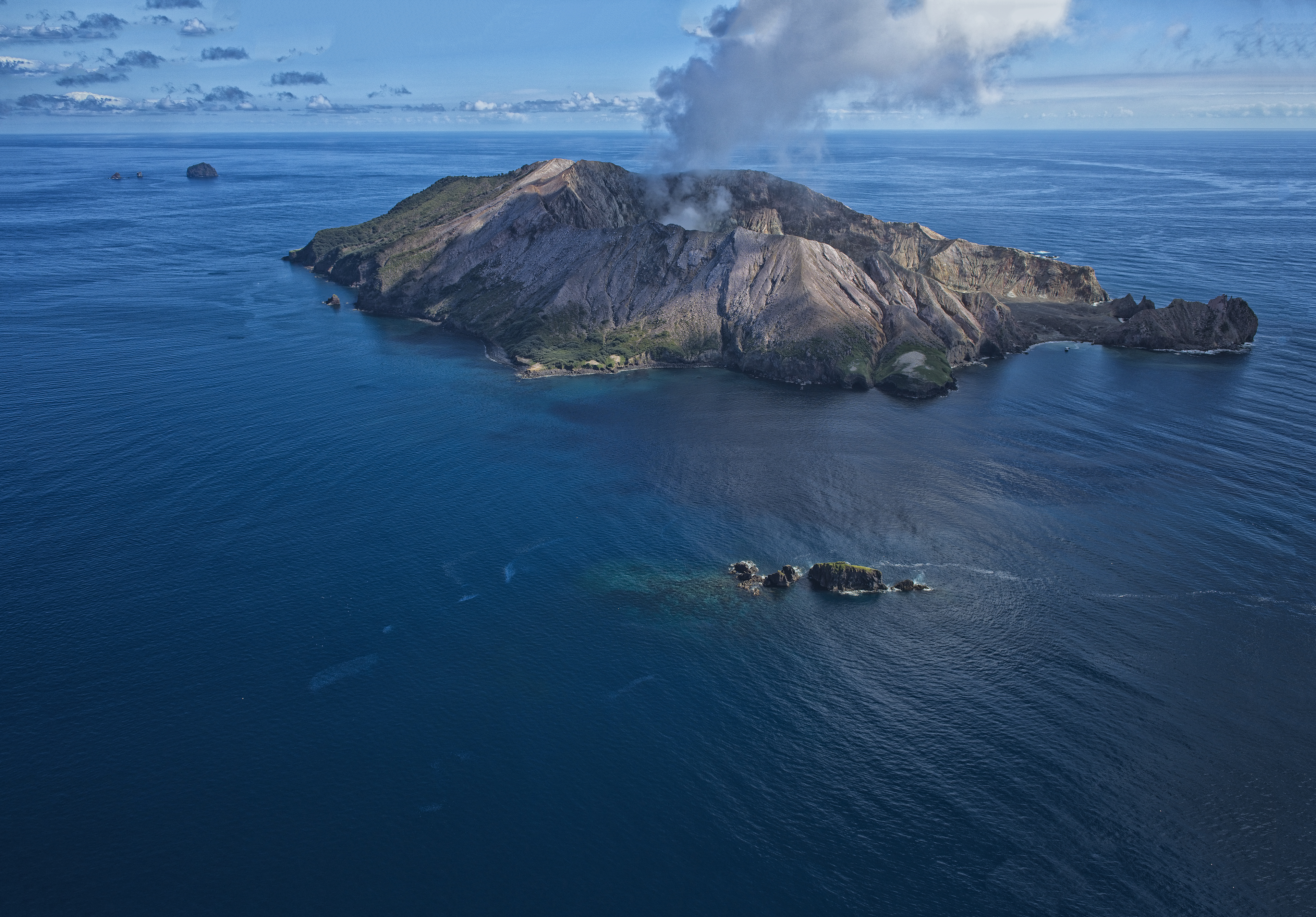 White Island Volcano from a distance