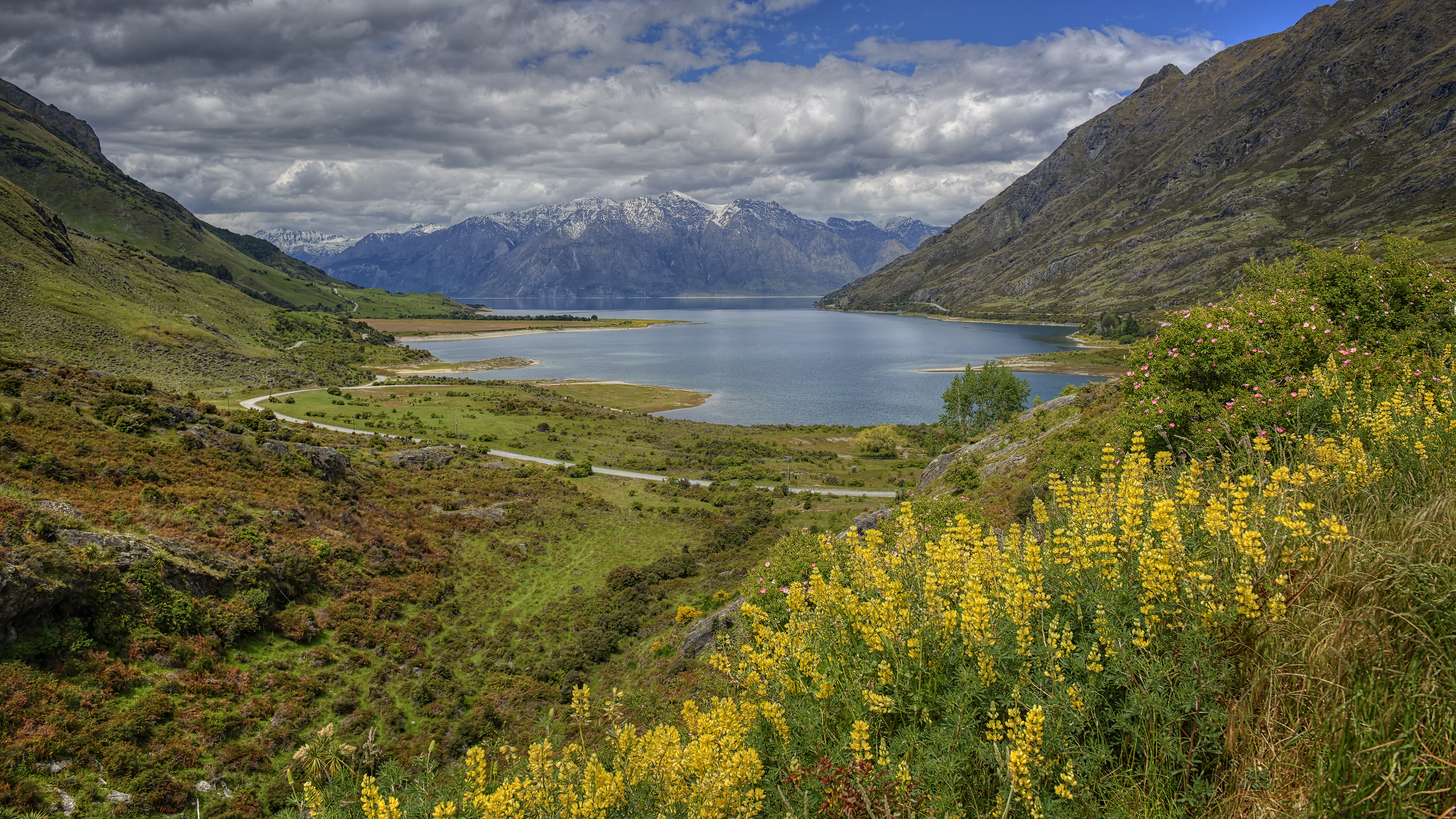 On the way to Lake Wanaka