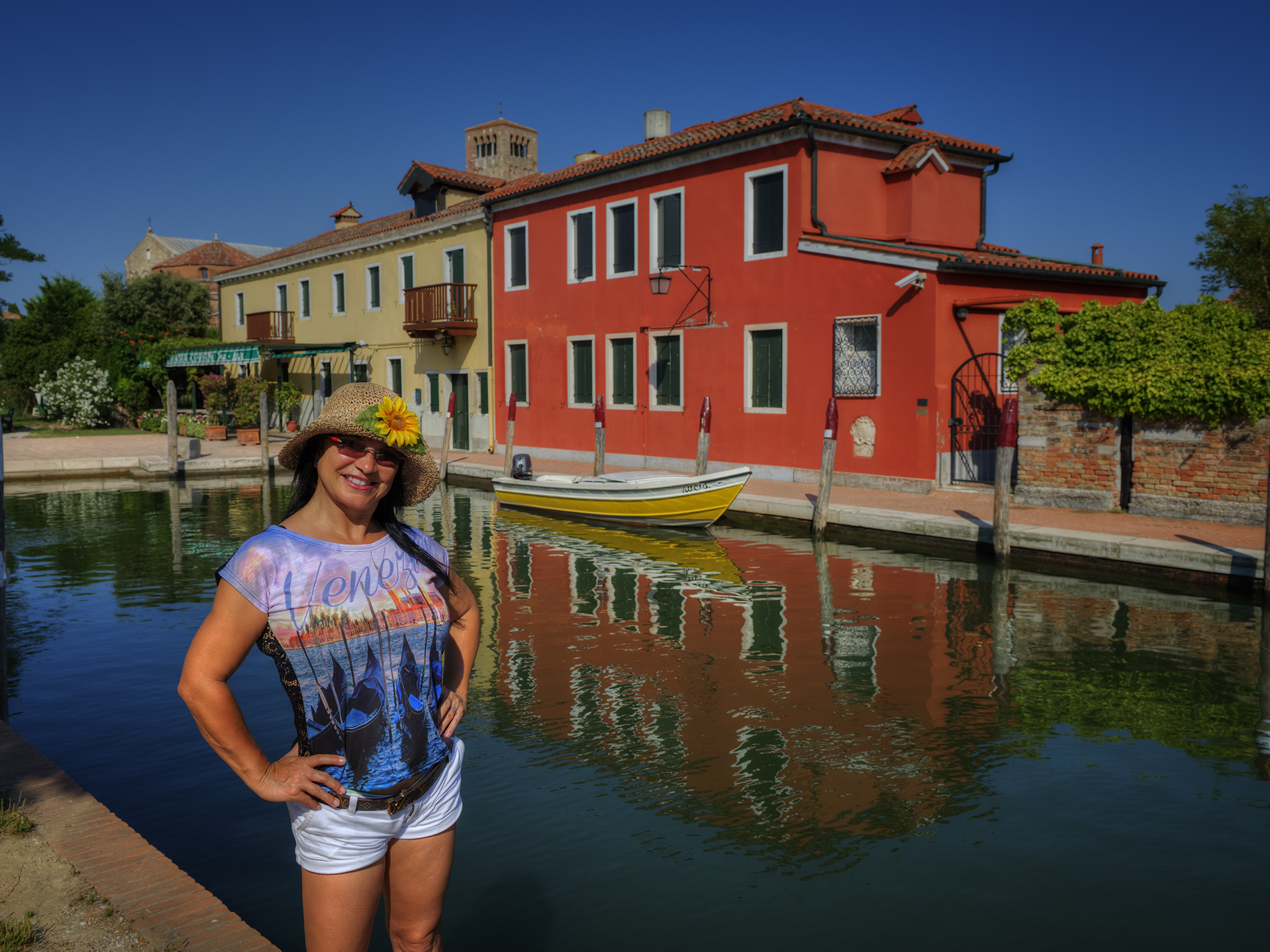 Colorfull Houses in Torcello, Italy