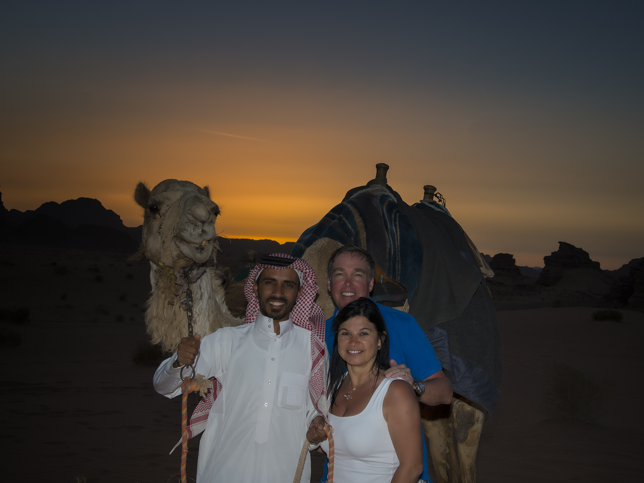 Sunset in Wadi-Rum