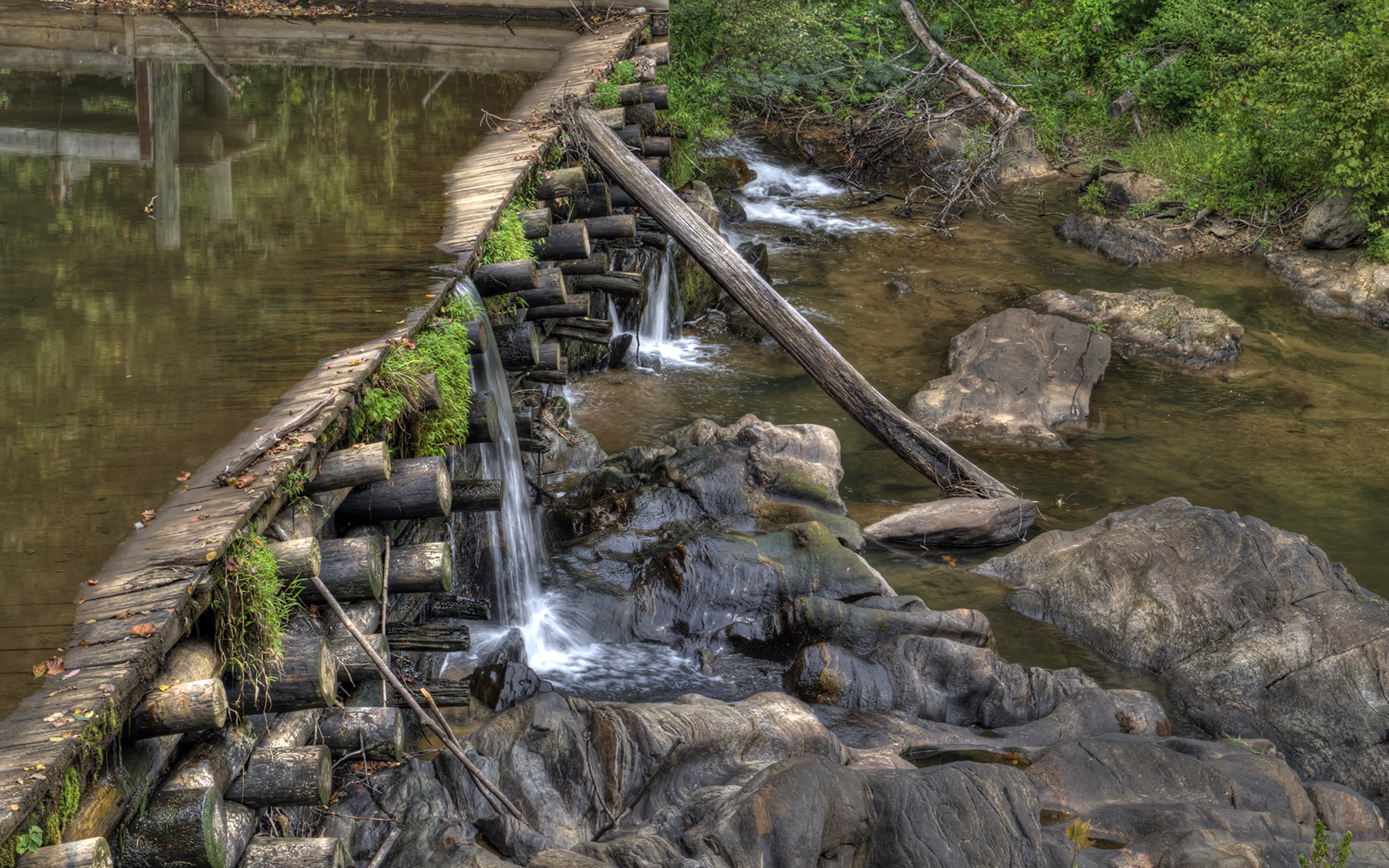 Small Dam in Helen, Ga
