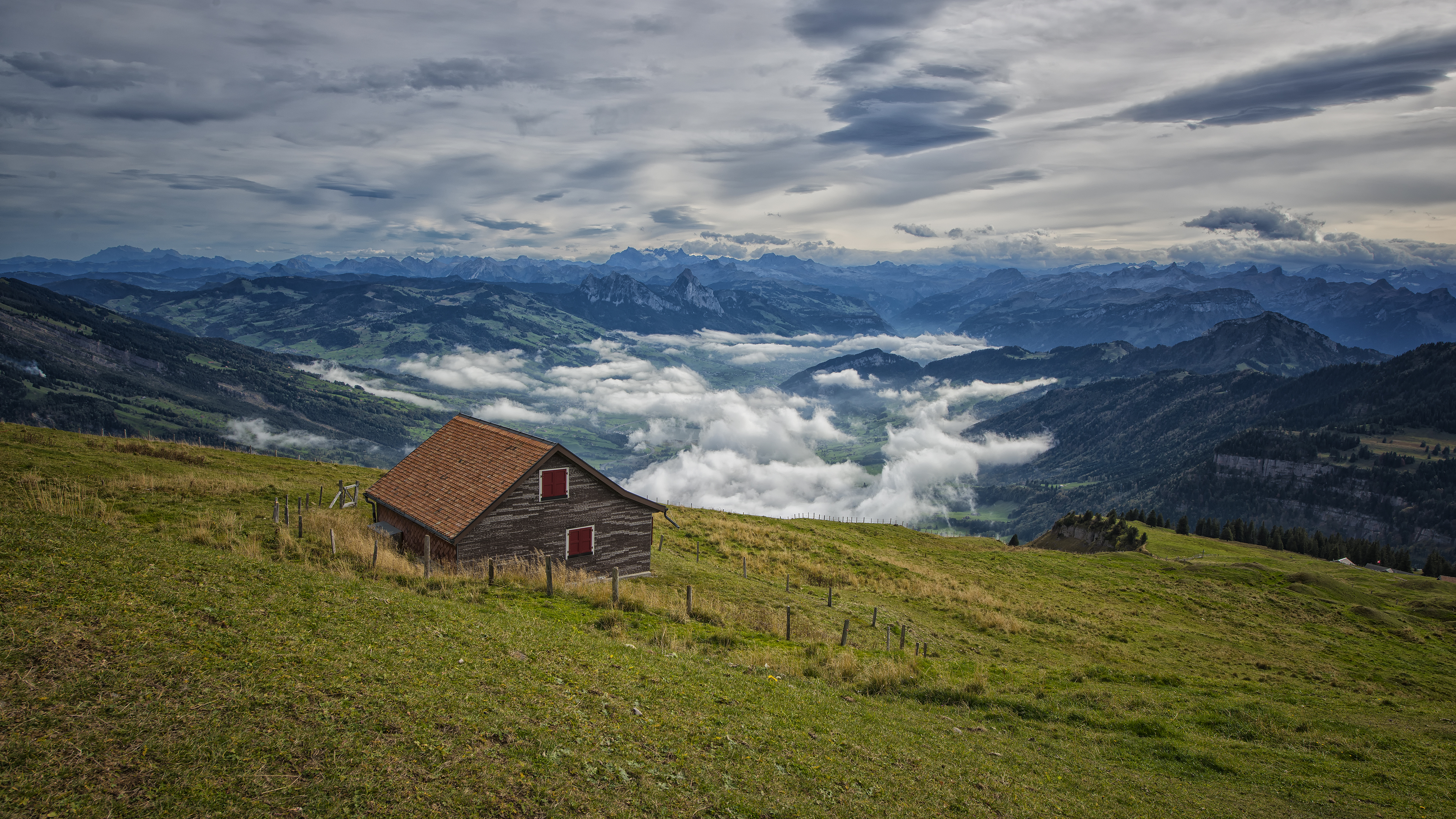 Atop Mt Rigi