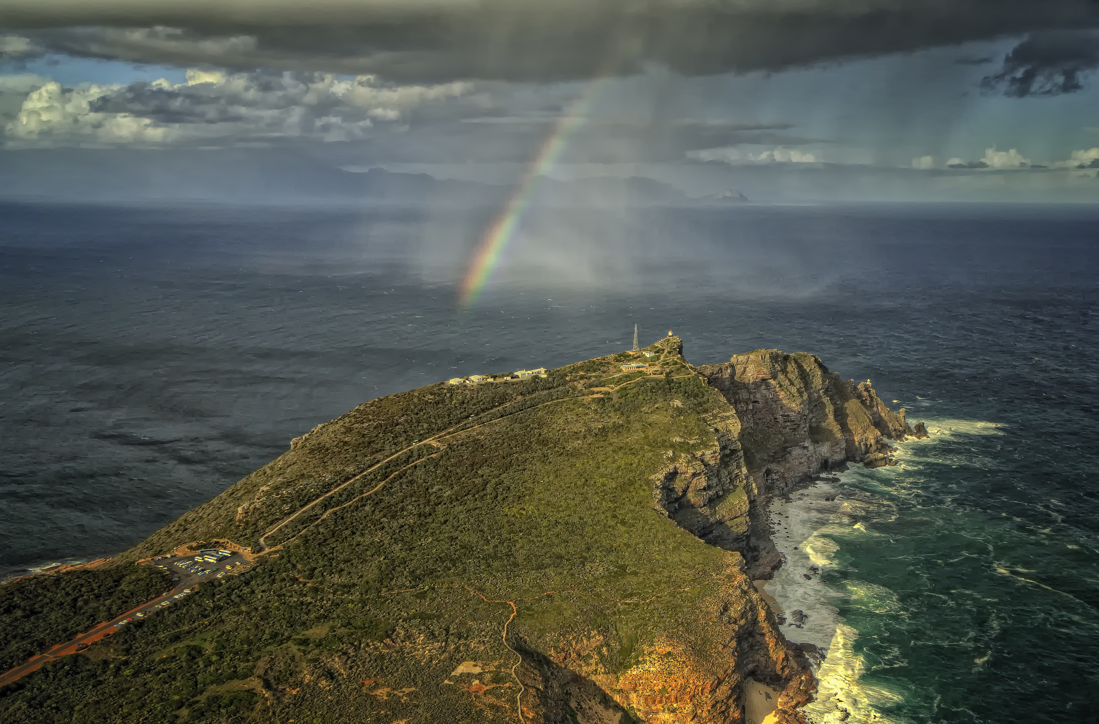Rain south of the Cape of Good Hope