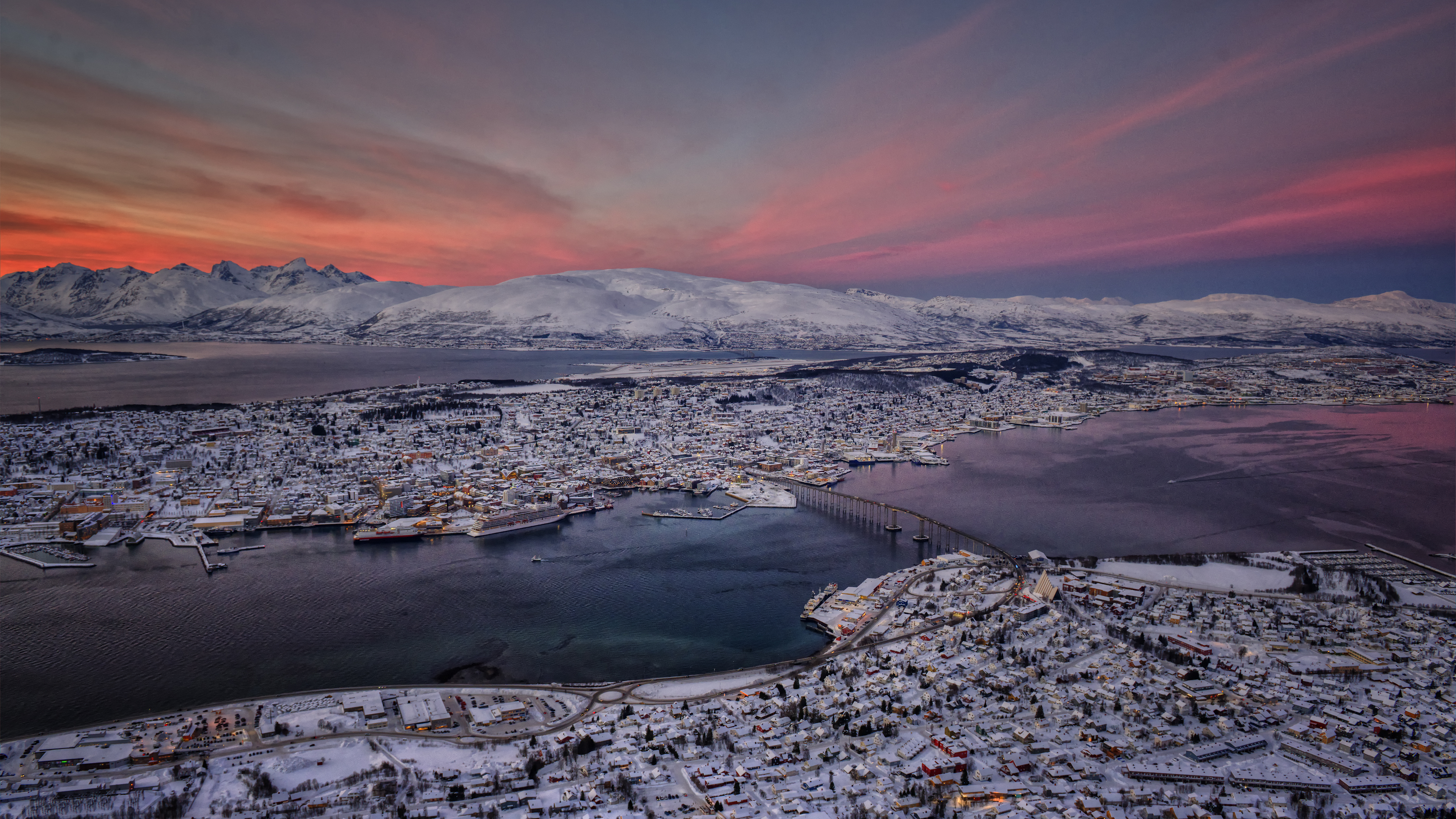 Tromso from the CableWay
