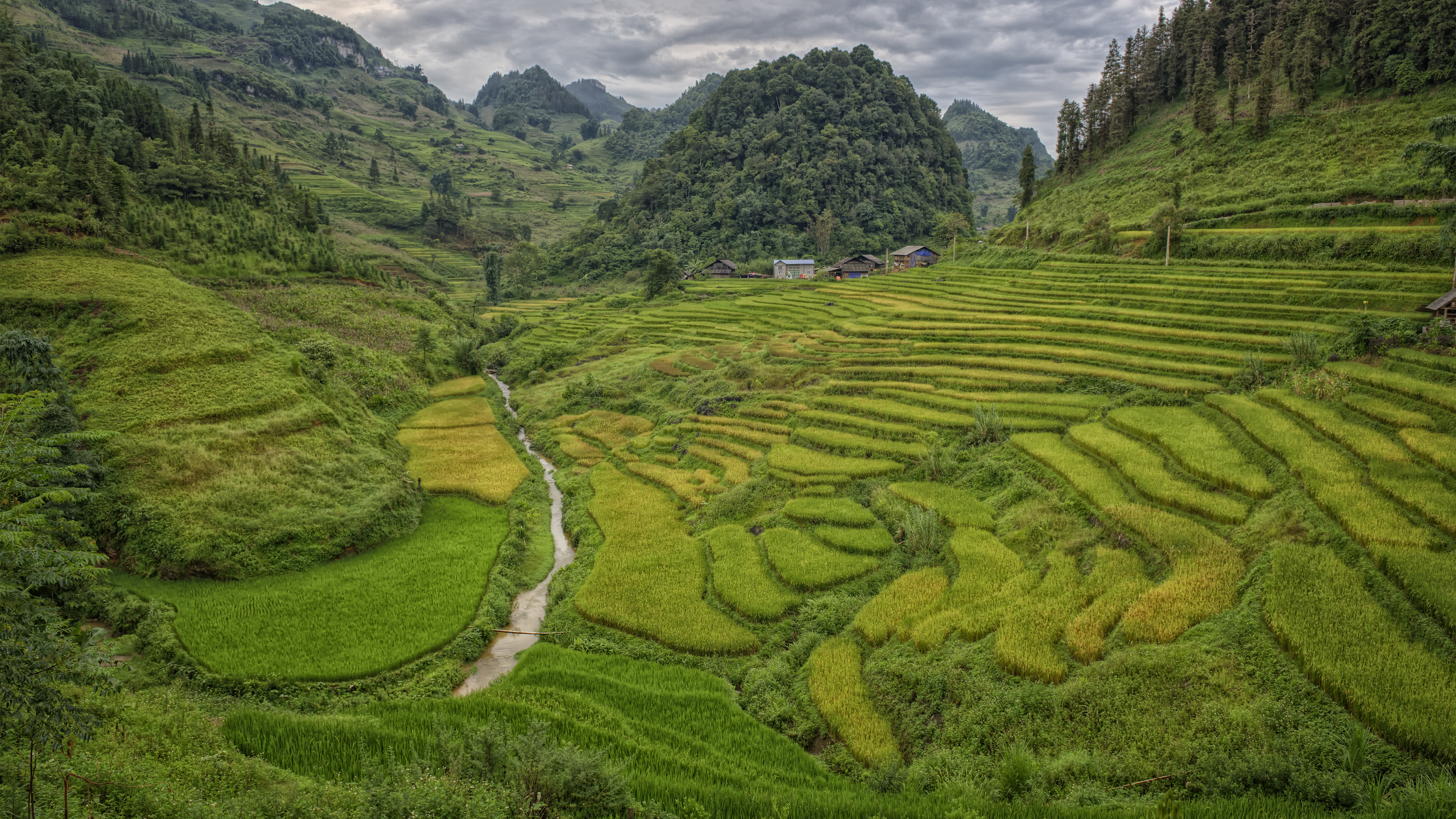 A Beautiful View around Lao Cai