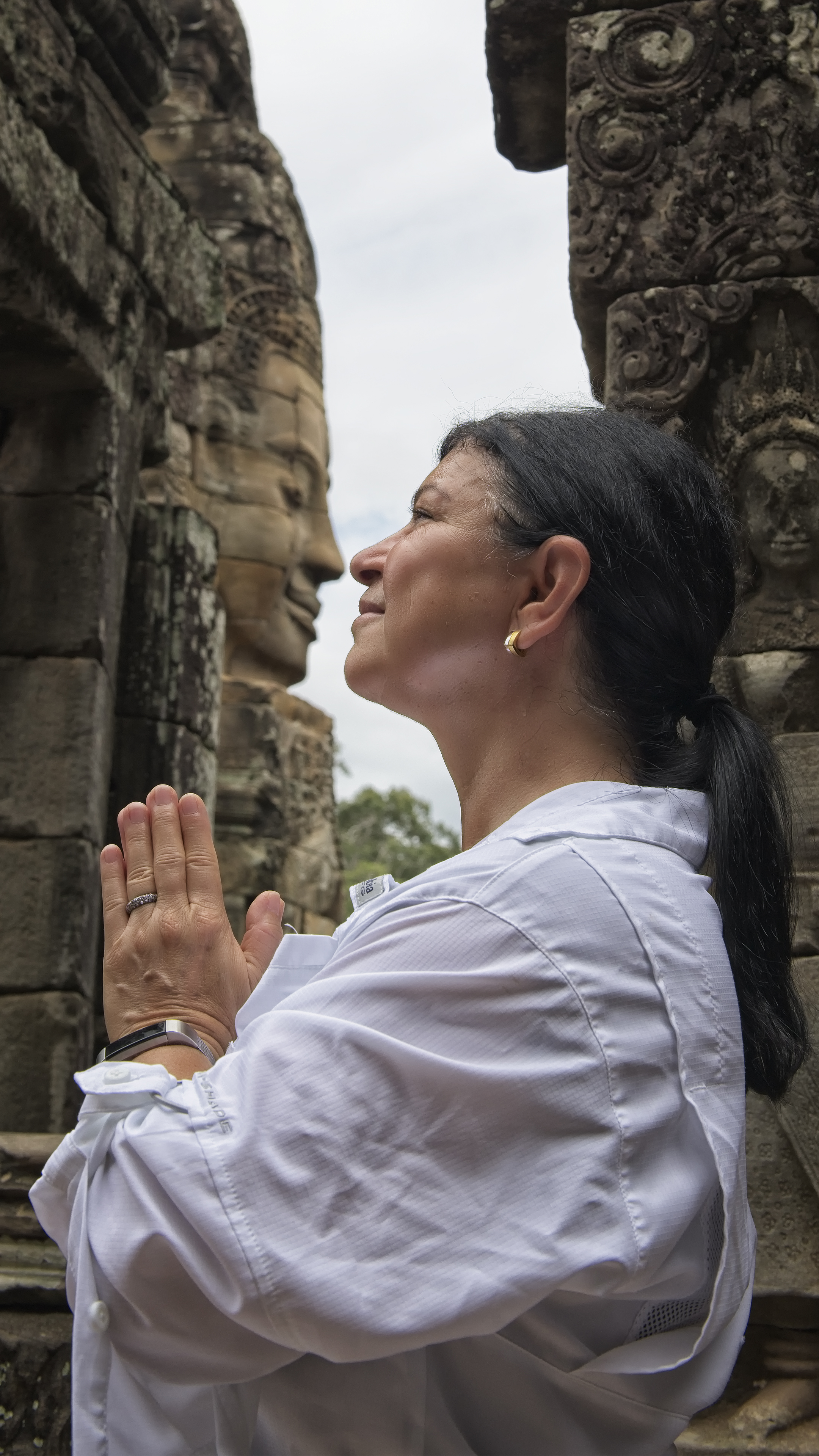 Dirce Face to Face at Bayon Temple