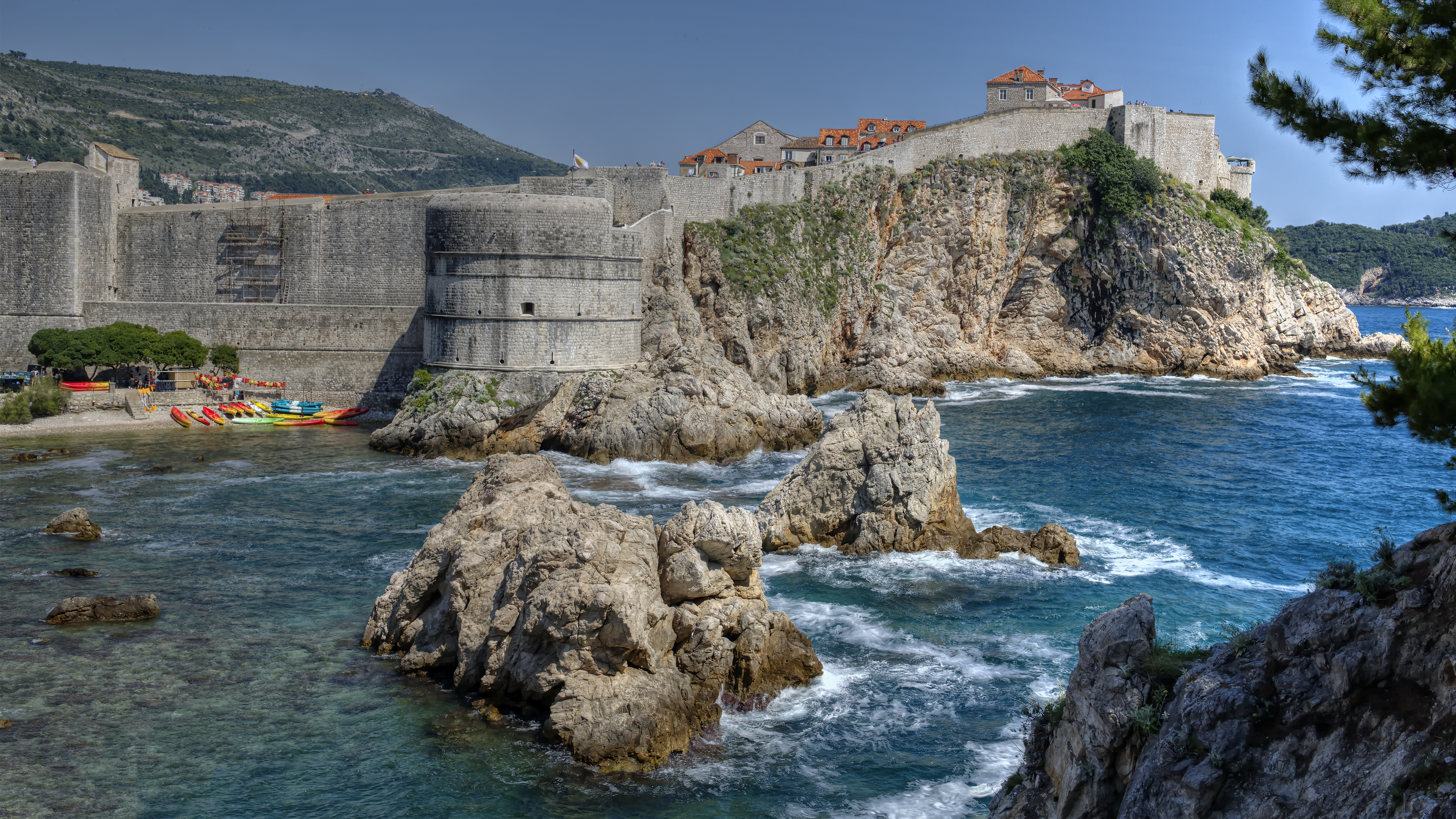 View of Dubrovnik from Fort Lovrijen