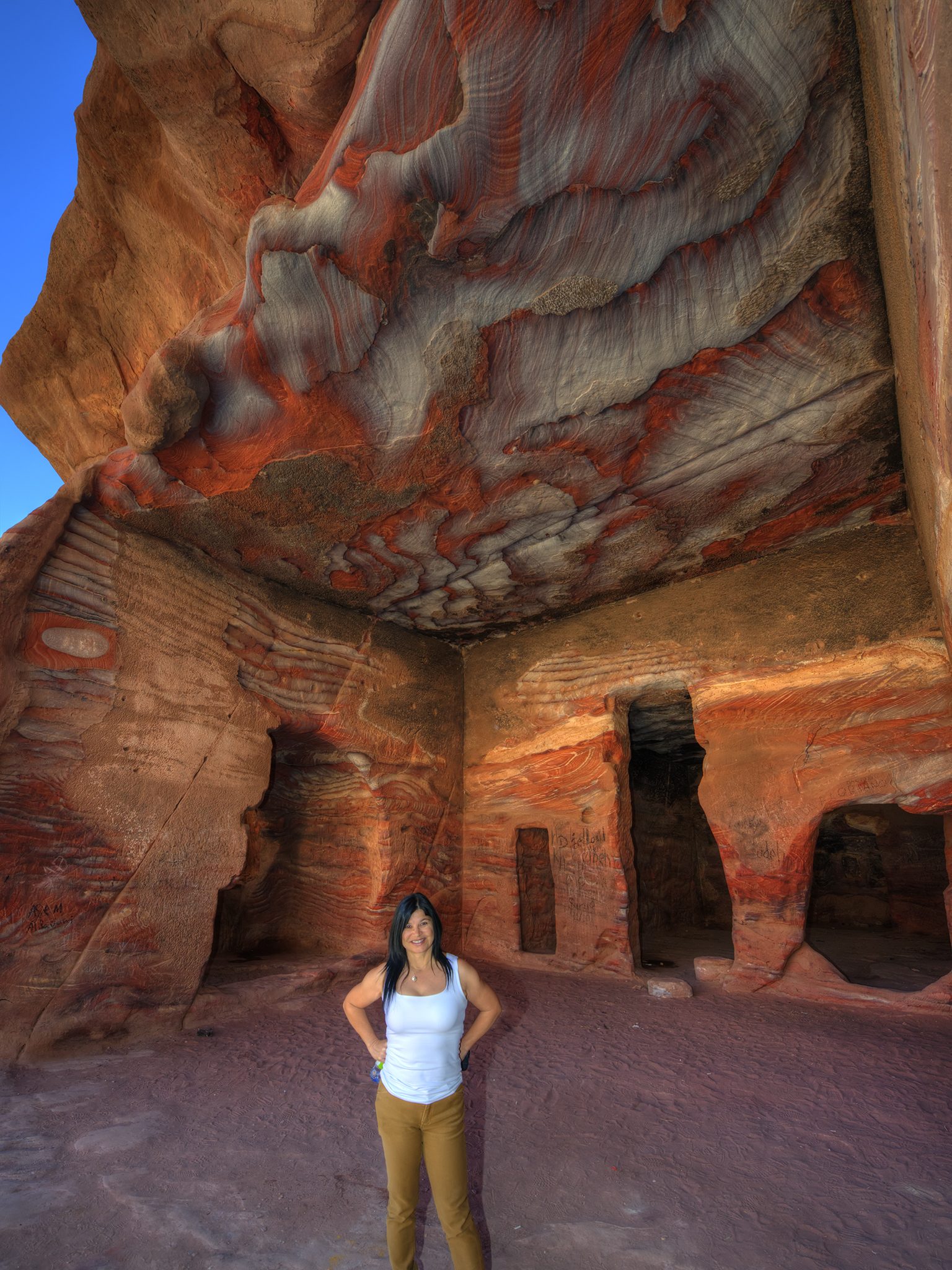 Rainbow Rocks in Petra