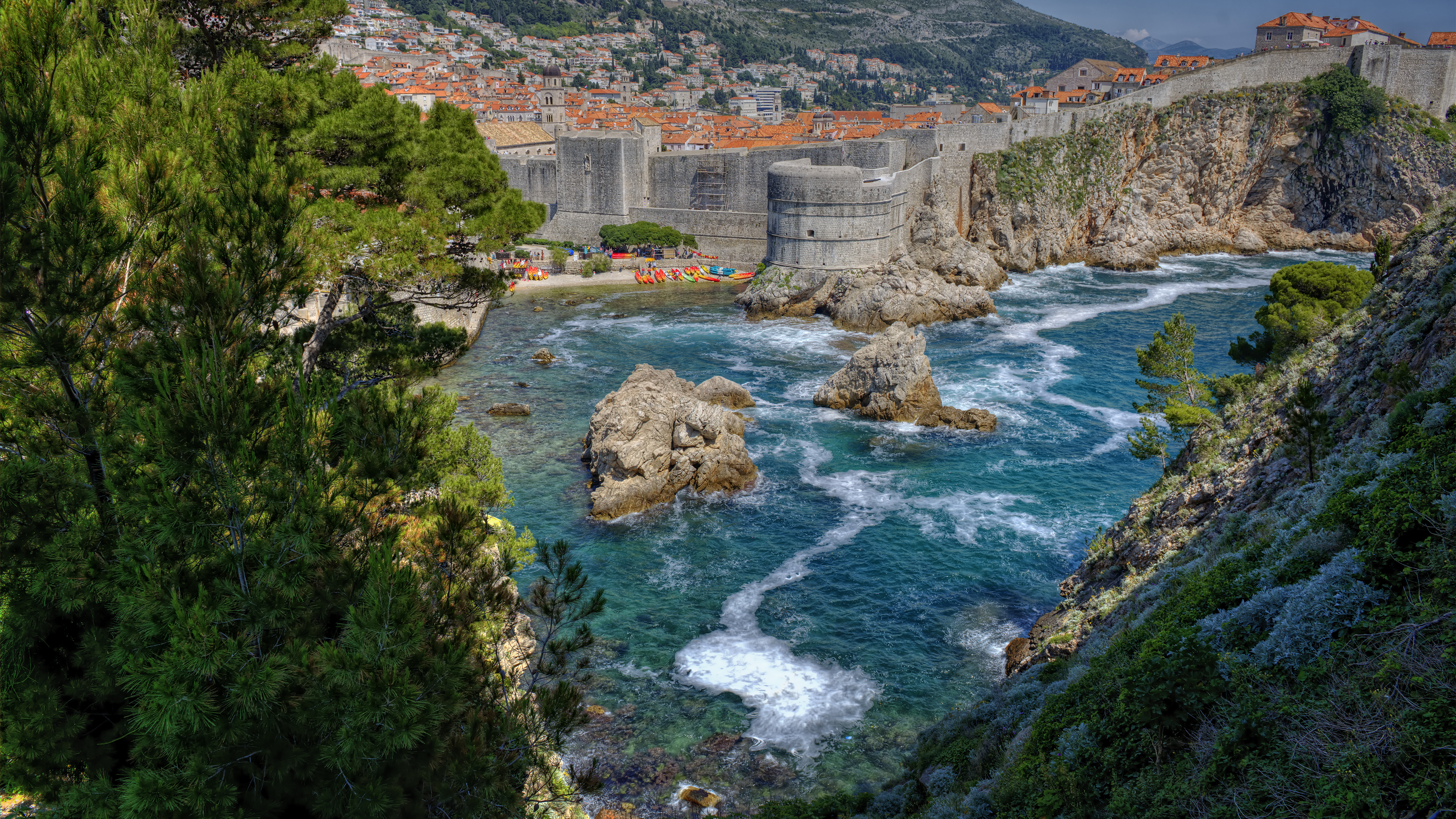 View of Dubrovnik from Fort Lovrijen