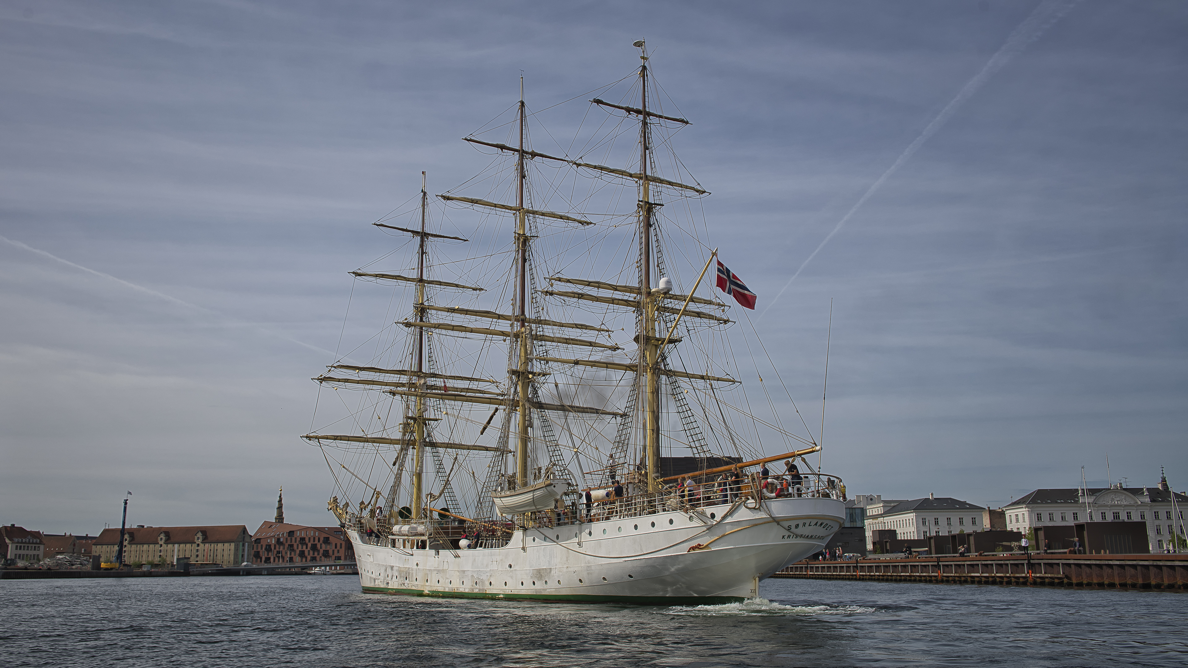 Tall Sailing Ship in Copenhagen