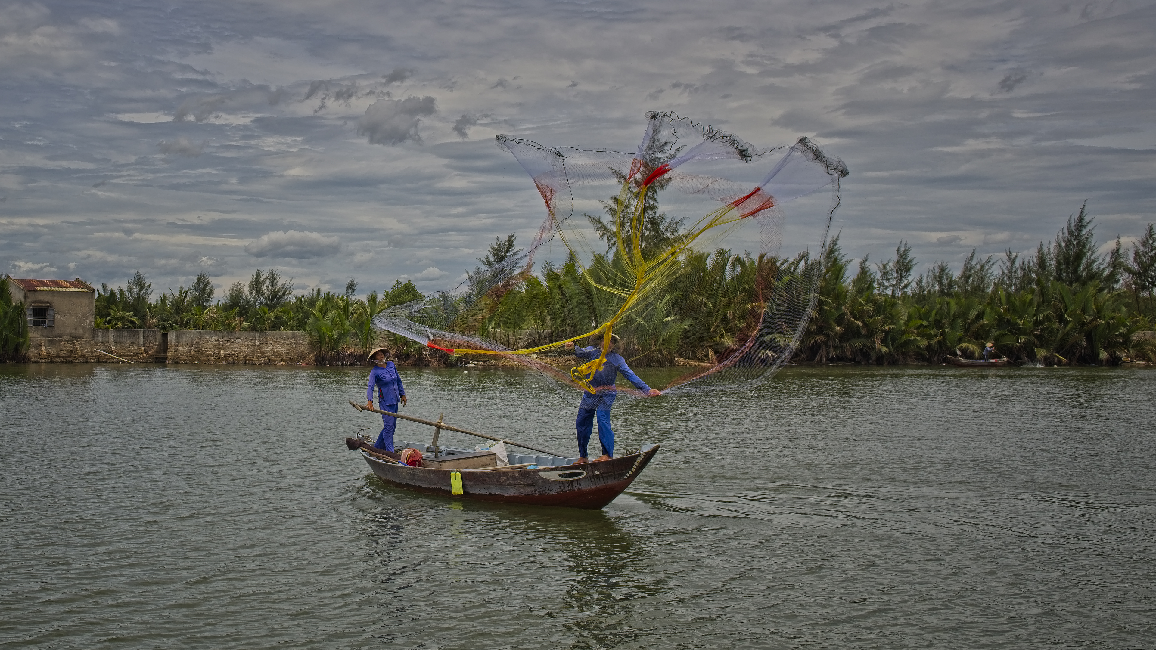 Net Fishing in Hoian