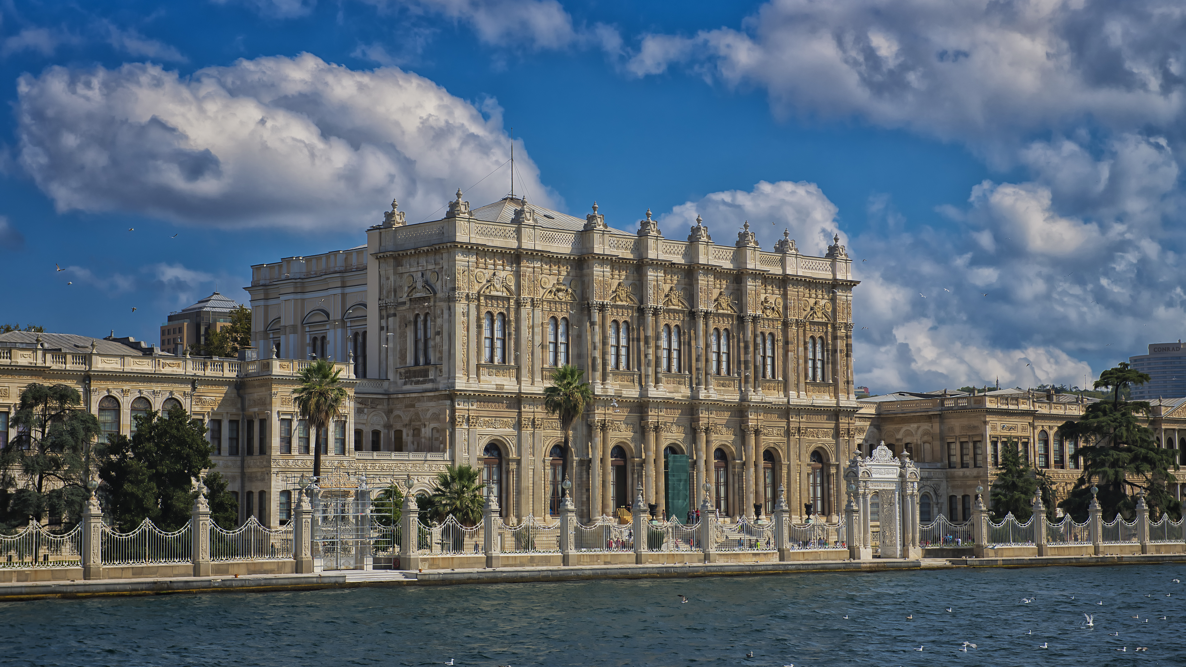 Dolmabahce Palace from the Bosporus