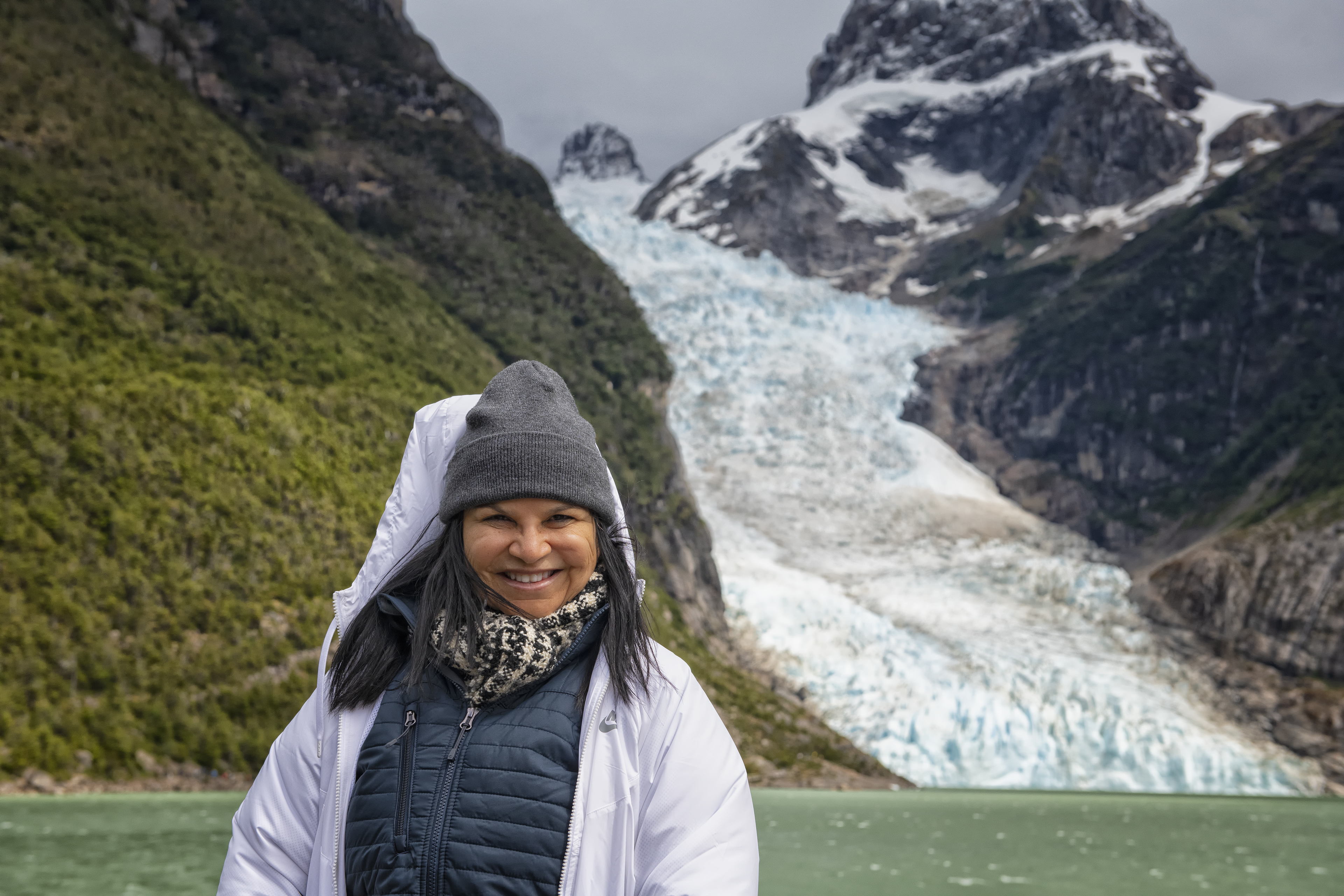 Enjoying Serrano Glacier