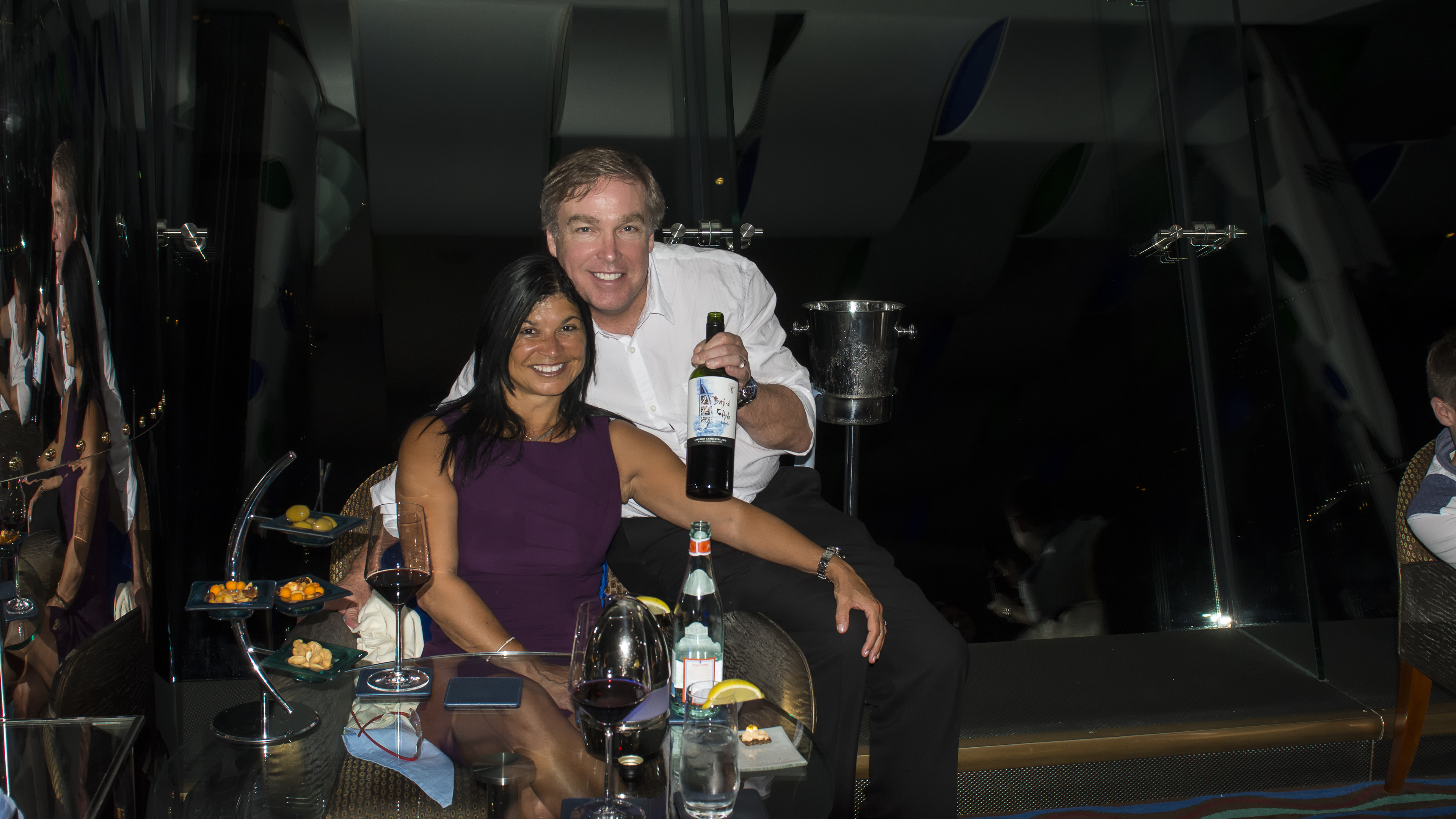 In the Sky Bar at Burj Al Arab
