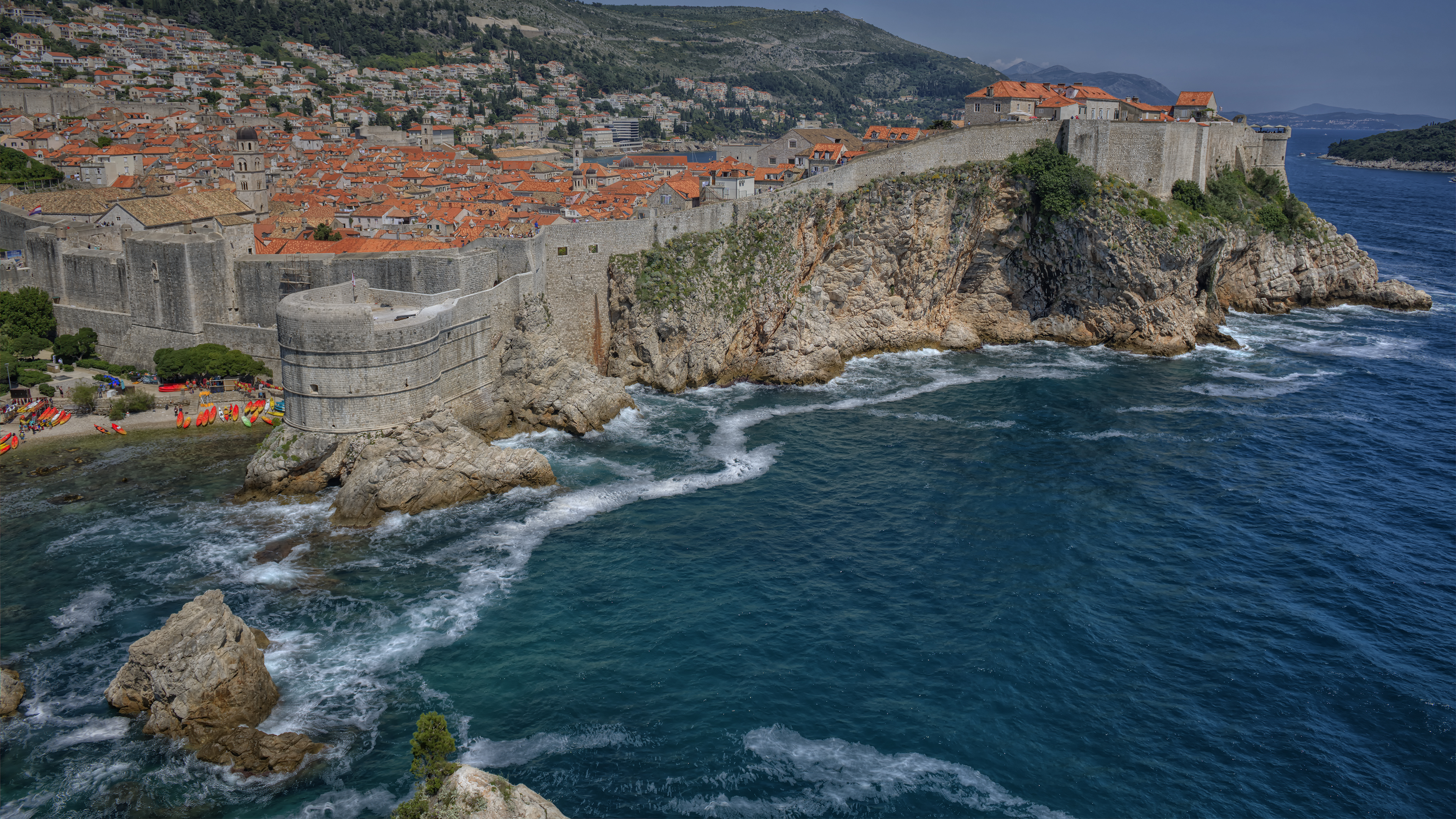 View of Dubrovnik from Fort Lovrijen