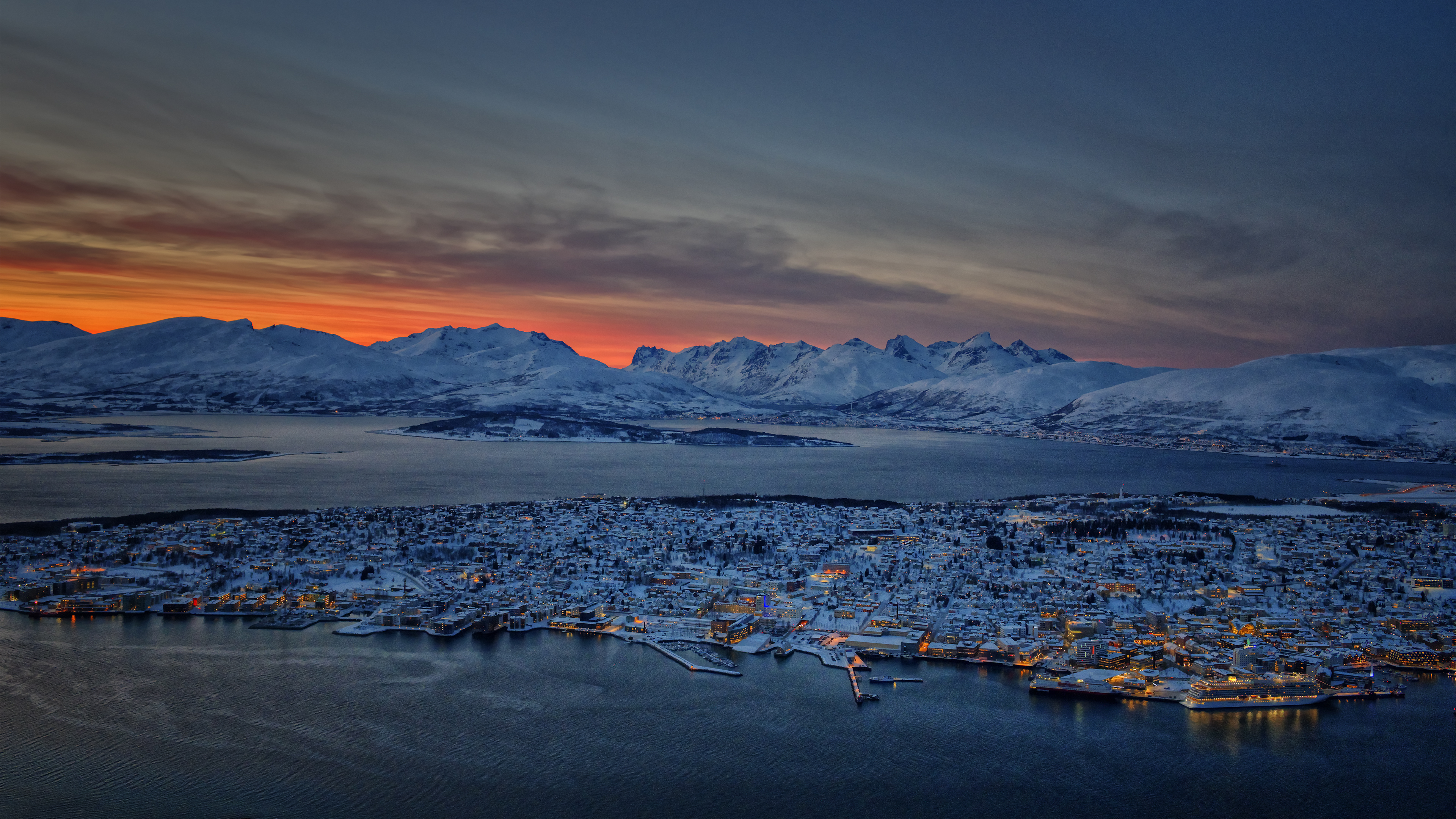 Sunset on Tromso