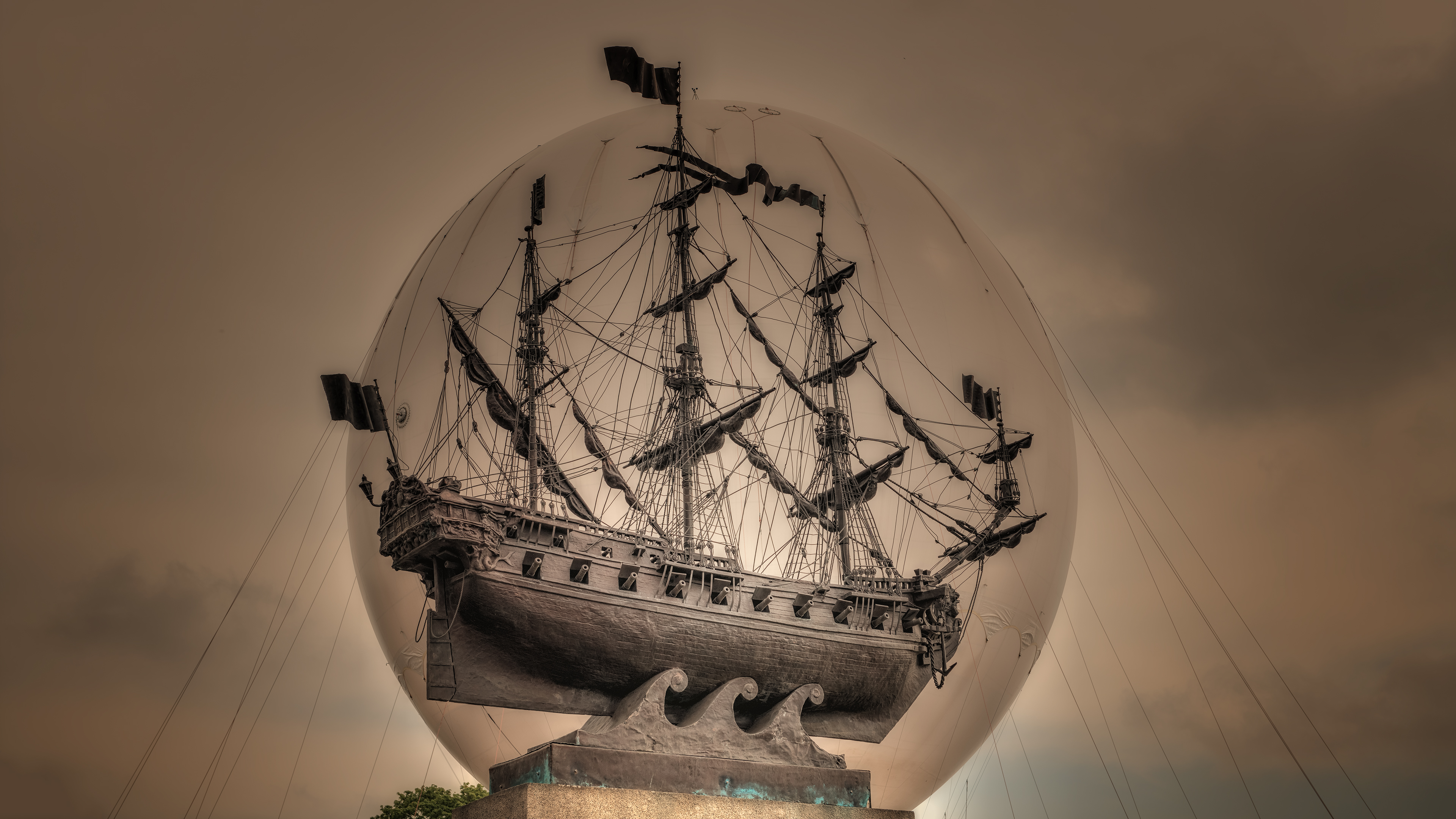 Ship in St. Petersburg, Russia