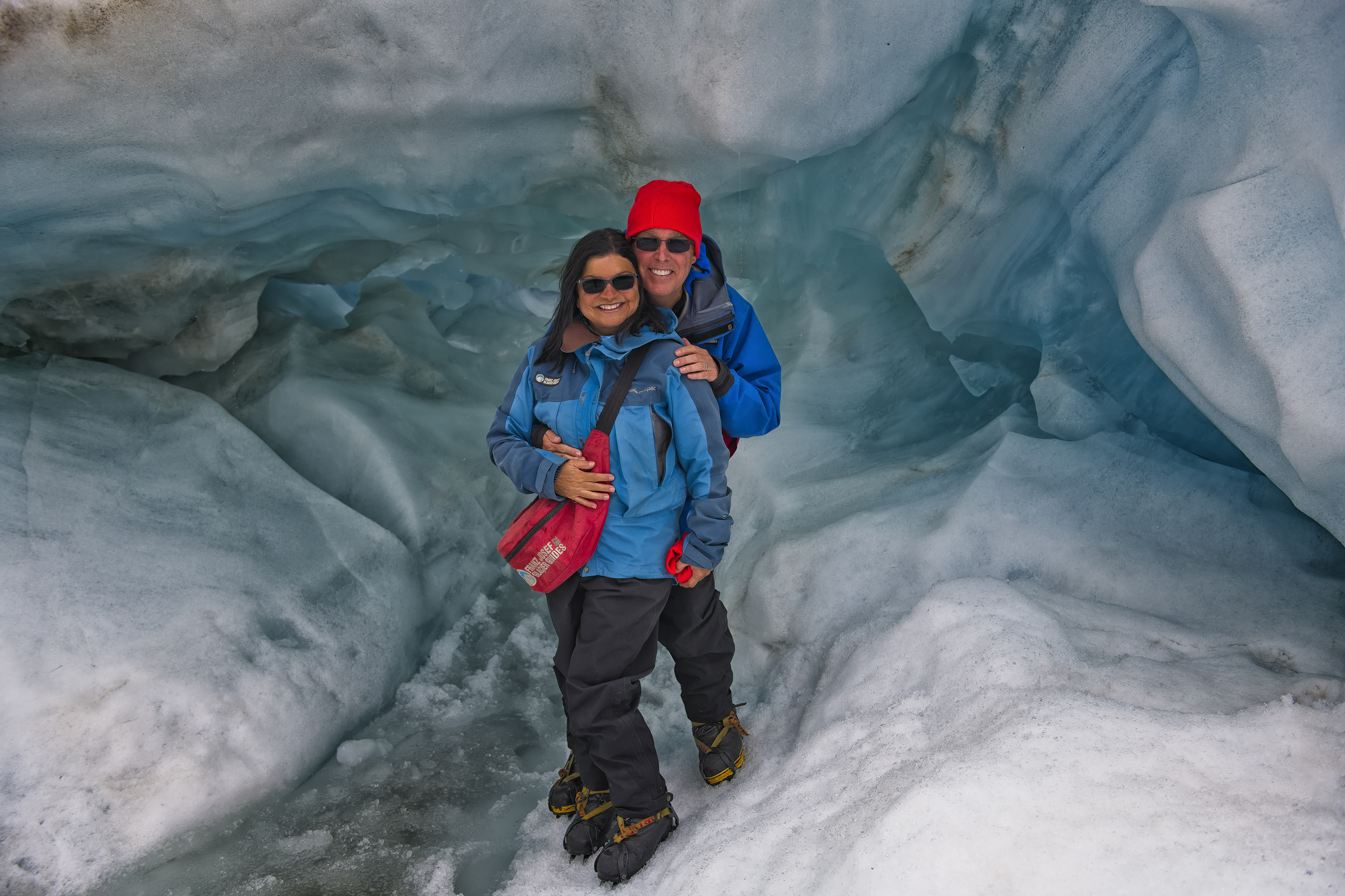 We found a Blue Ice Cave