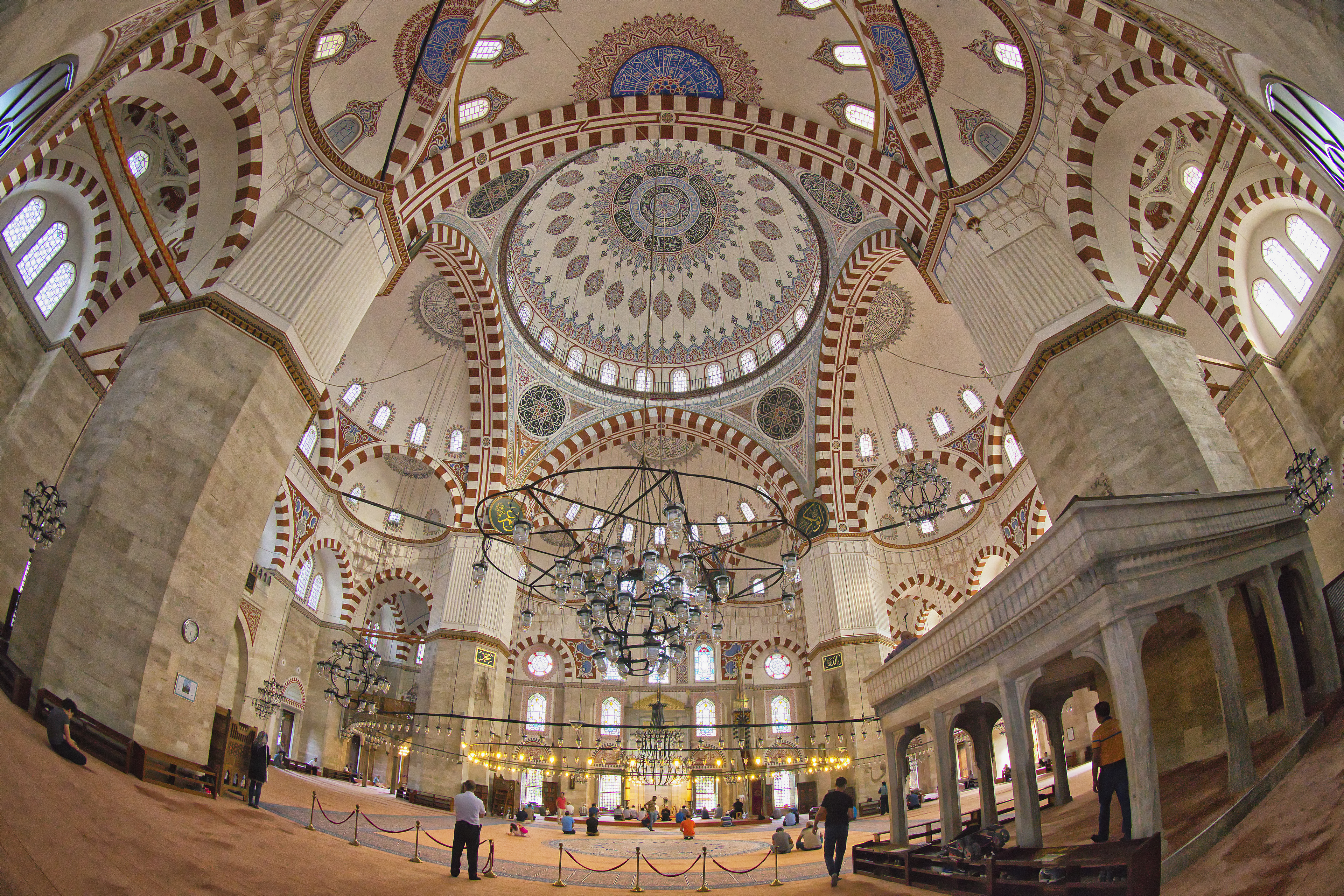 Inside Istanbul Mosque