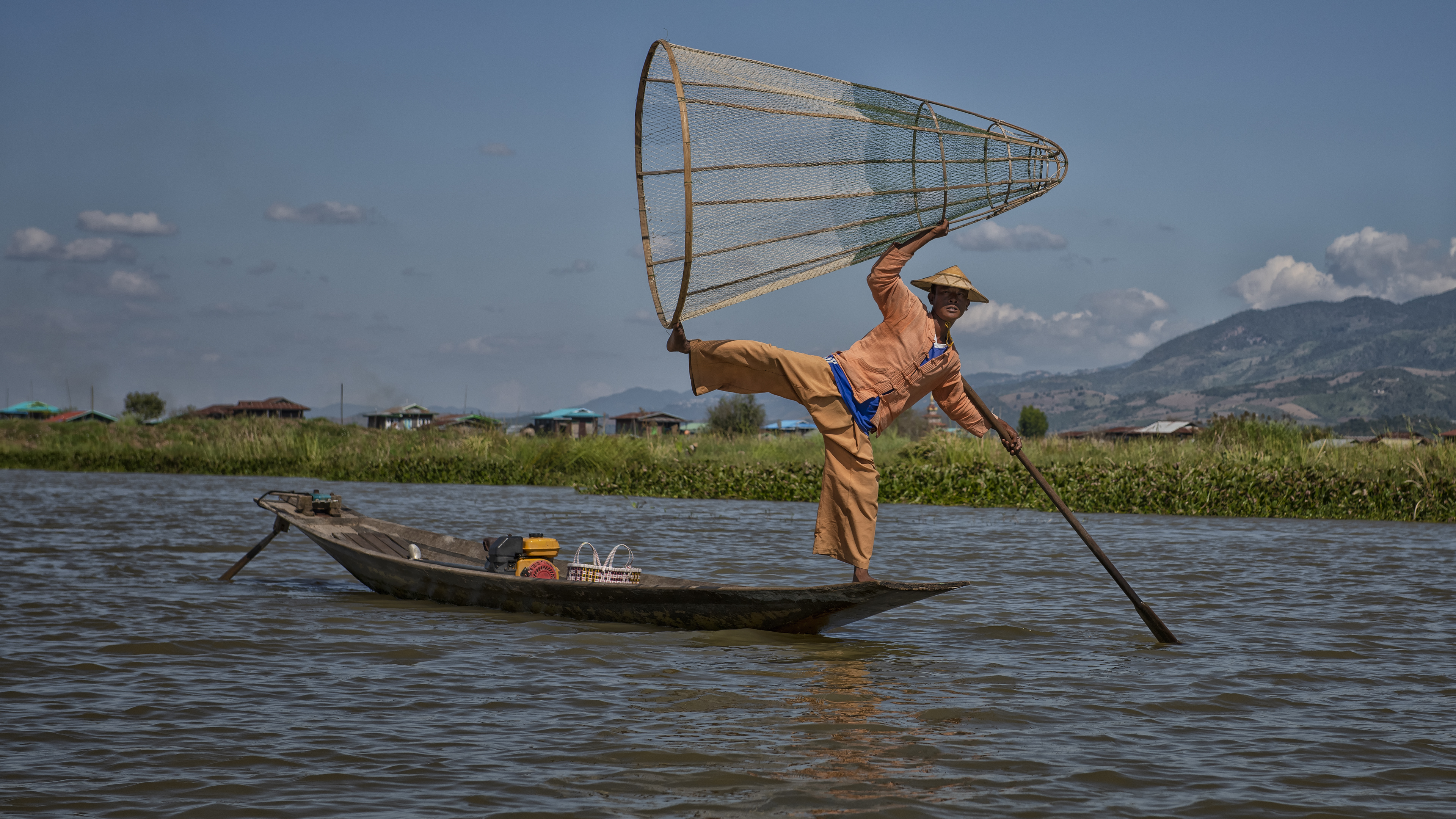 Fisherman on Inle Lake