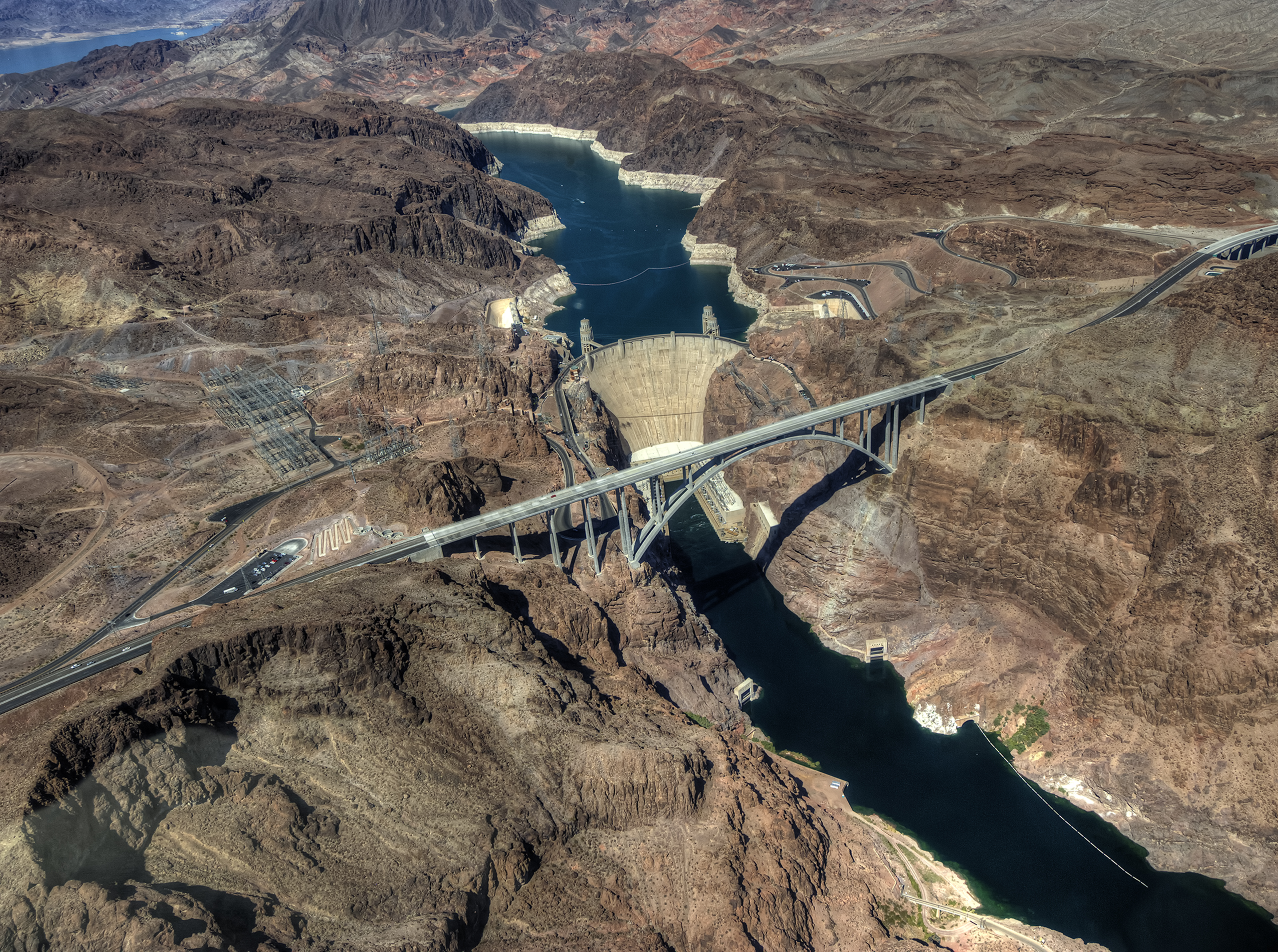 Hoover Dam from Air