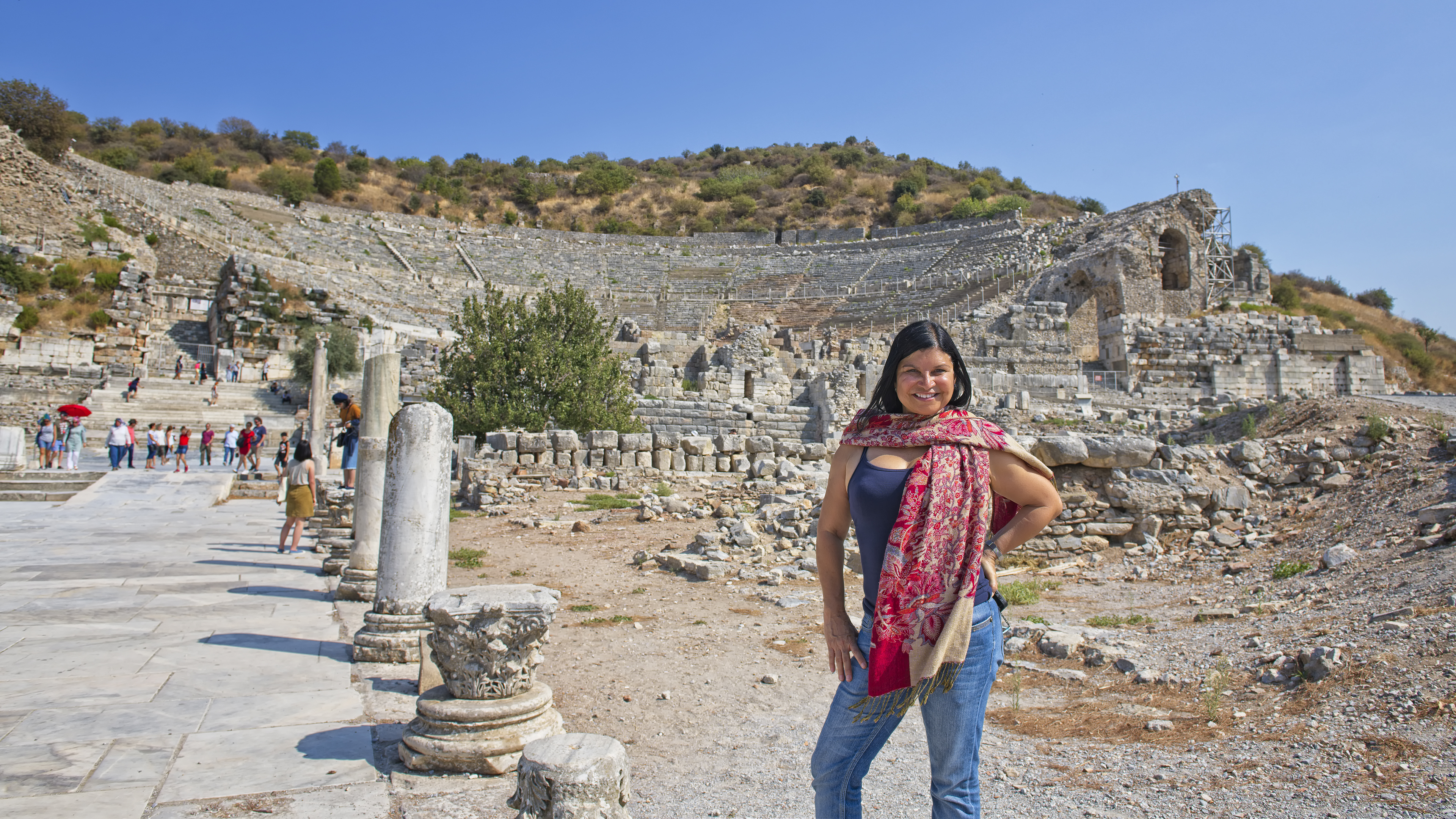 Theatre remains in Ephesus