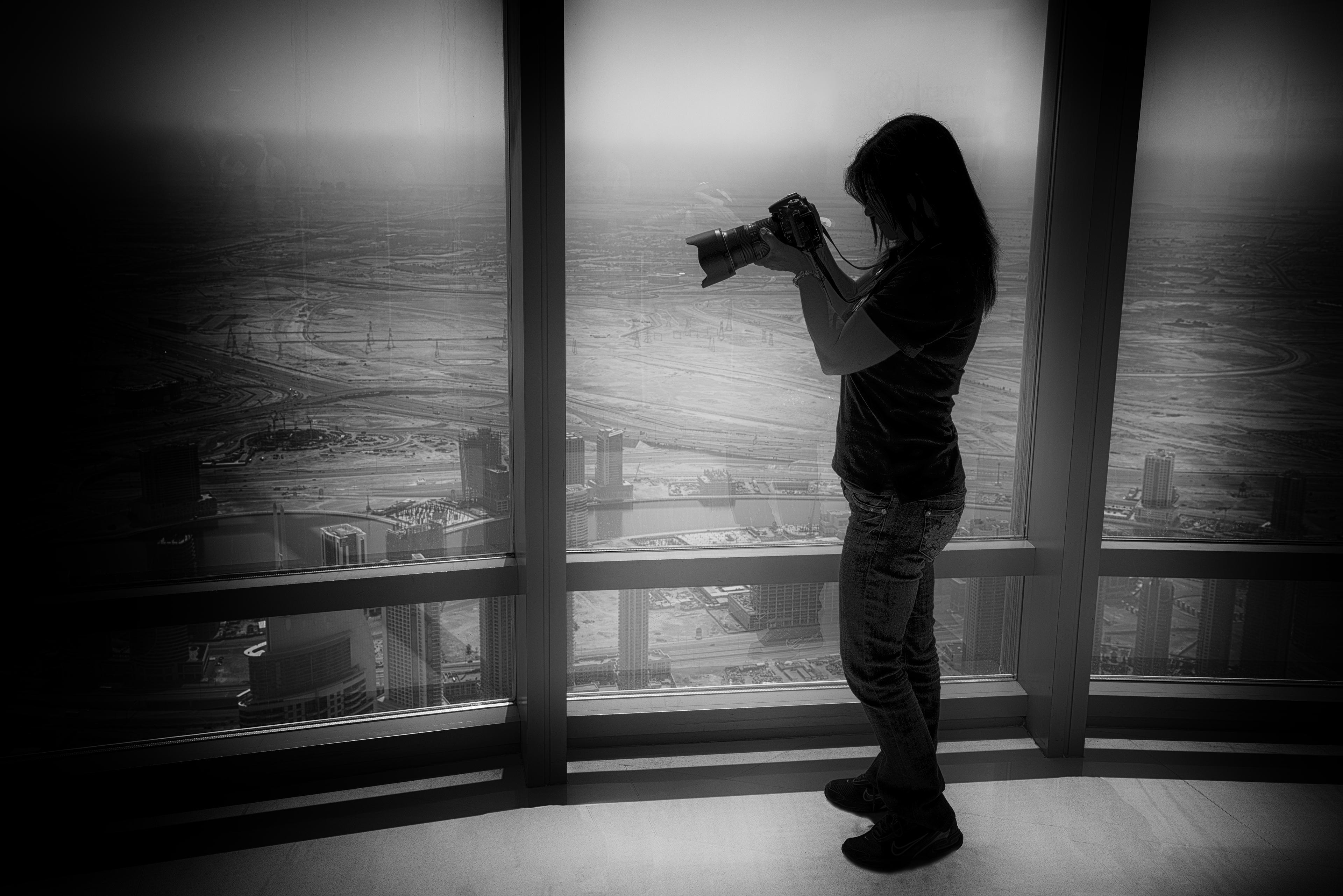 Dirce on Burj Khalifa