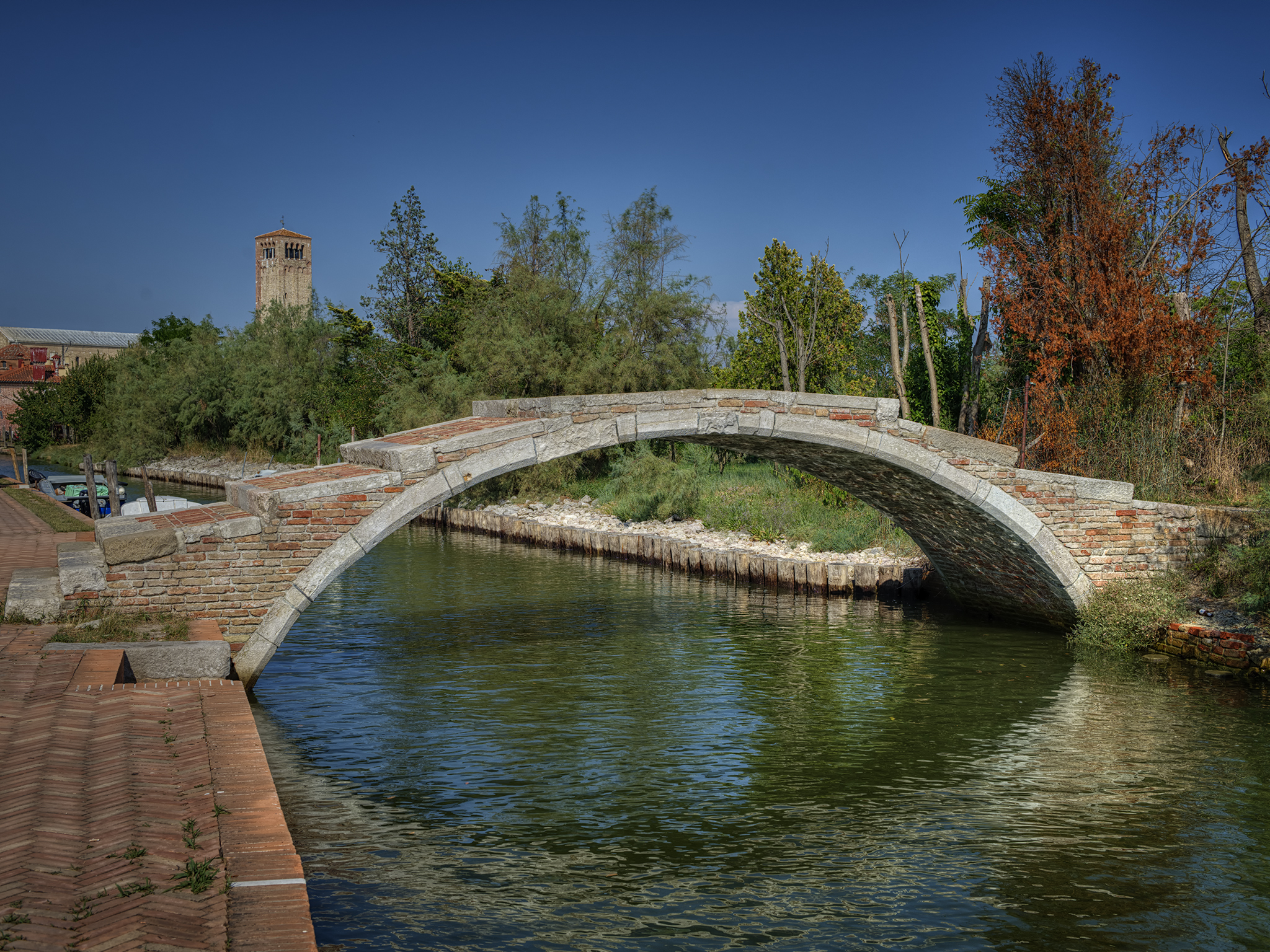 Devil's Bridge in Torcello, Italy