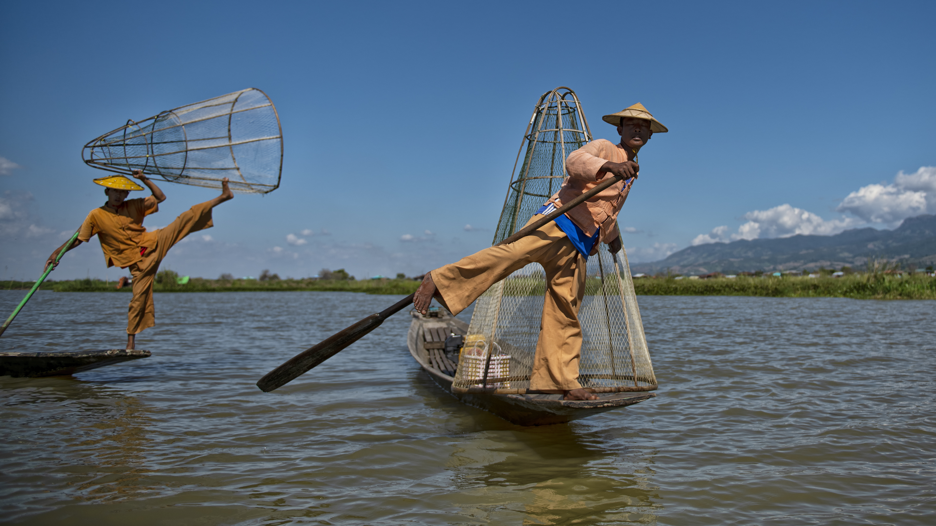 Fishermen on Inle Lake