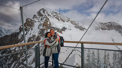 Enjoying the View at Jungfraujoch, Switzerland