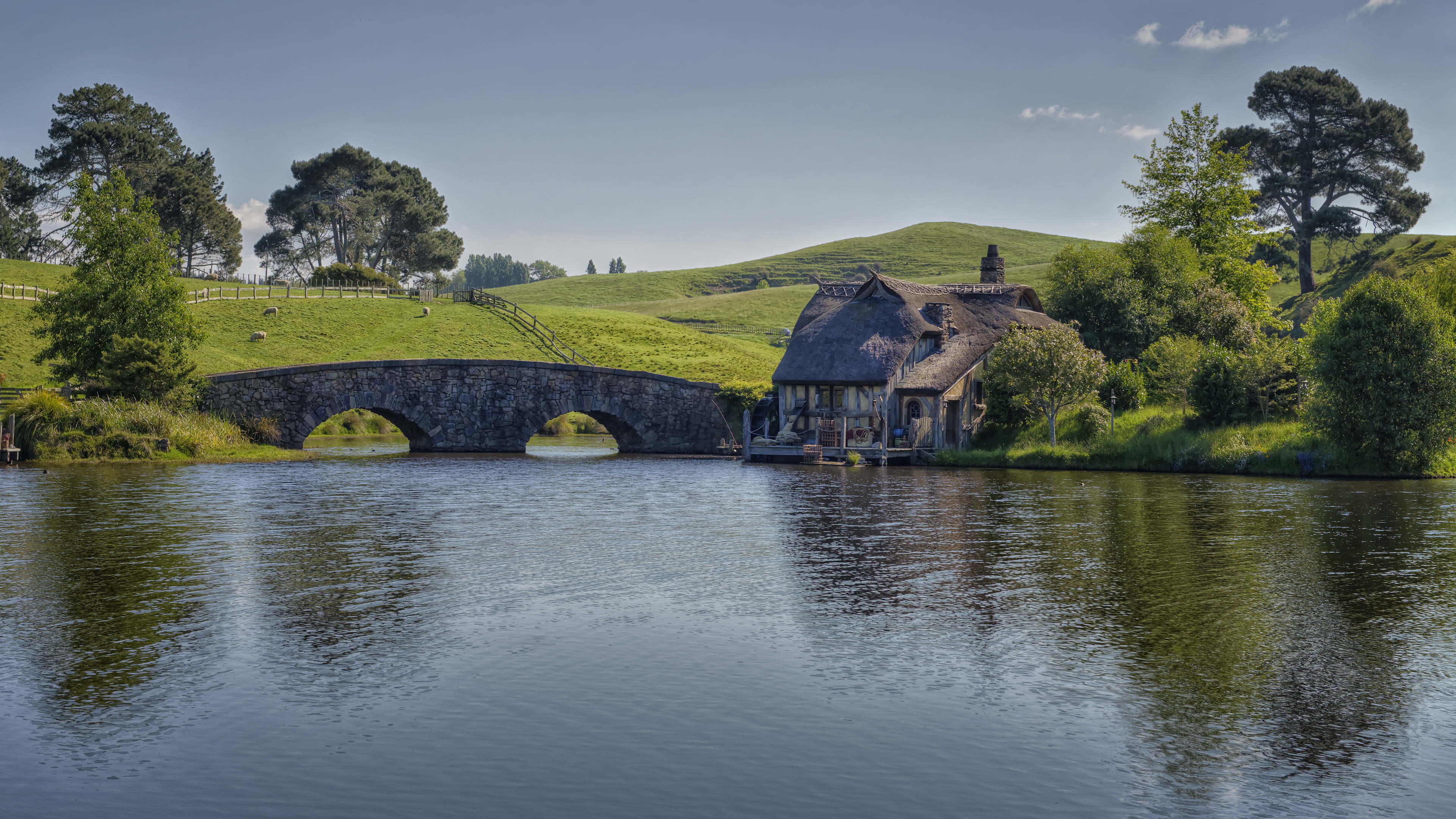 Hobbiton Bridge and Water Mill