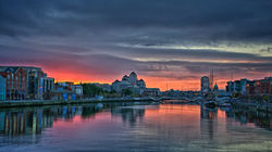 Sunset in Dublin
