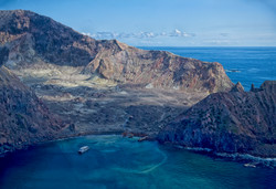 Coming in to land on White Island