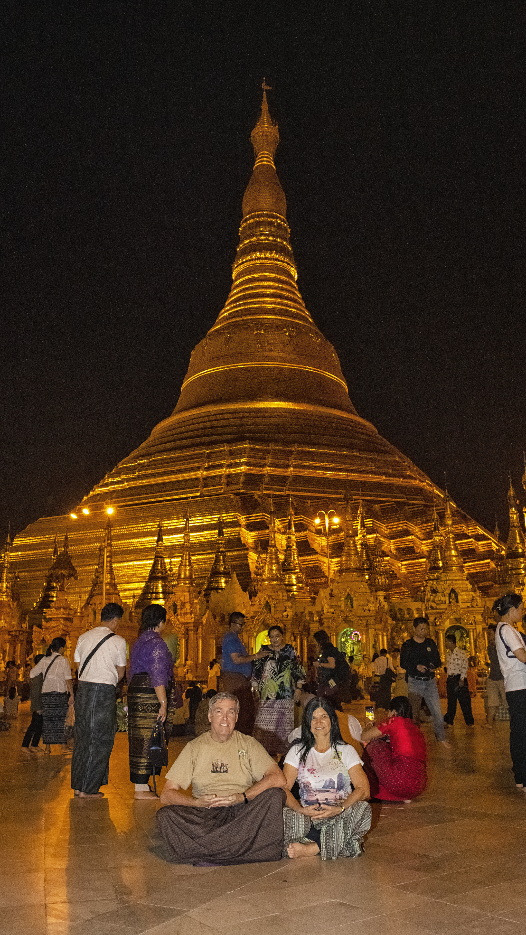 Shwedagon Pagoda in Yangon, Myanmar