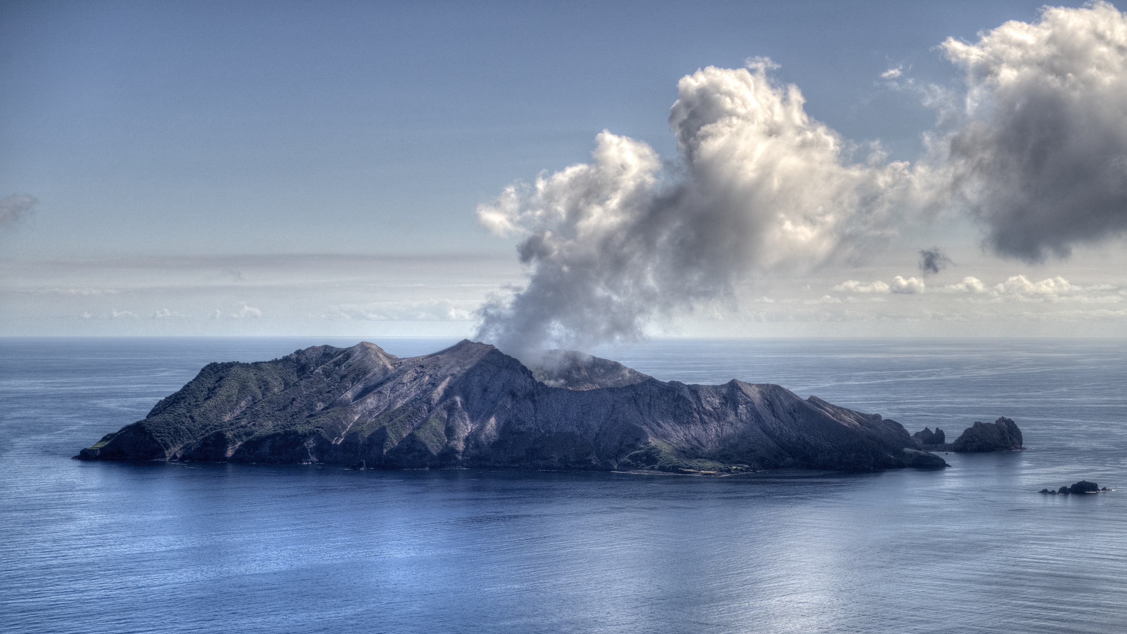 White Island Volcano from a distance