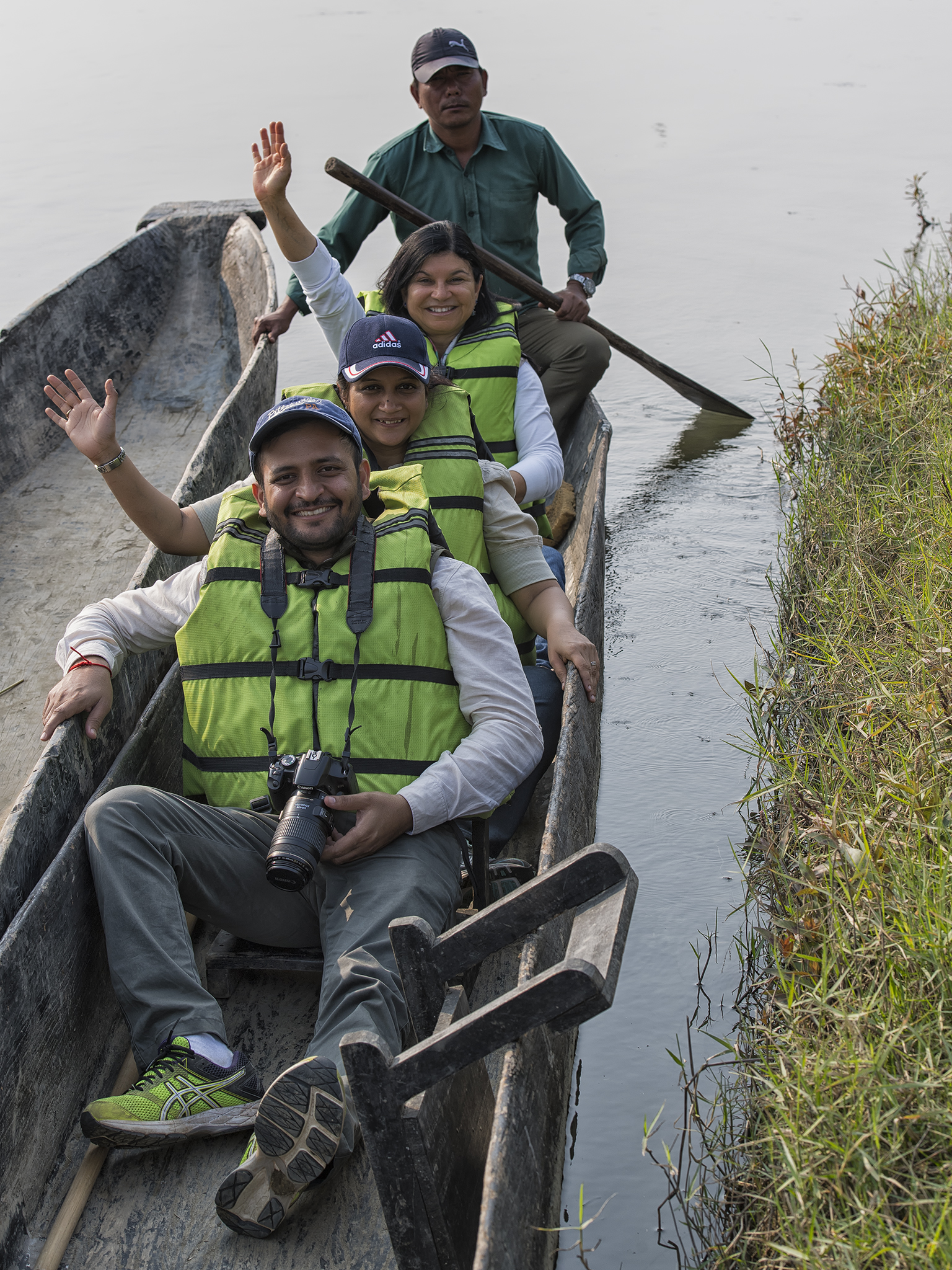 Canoe ride in search of .....