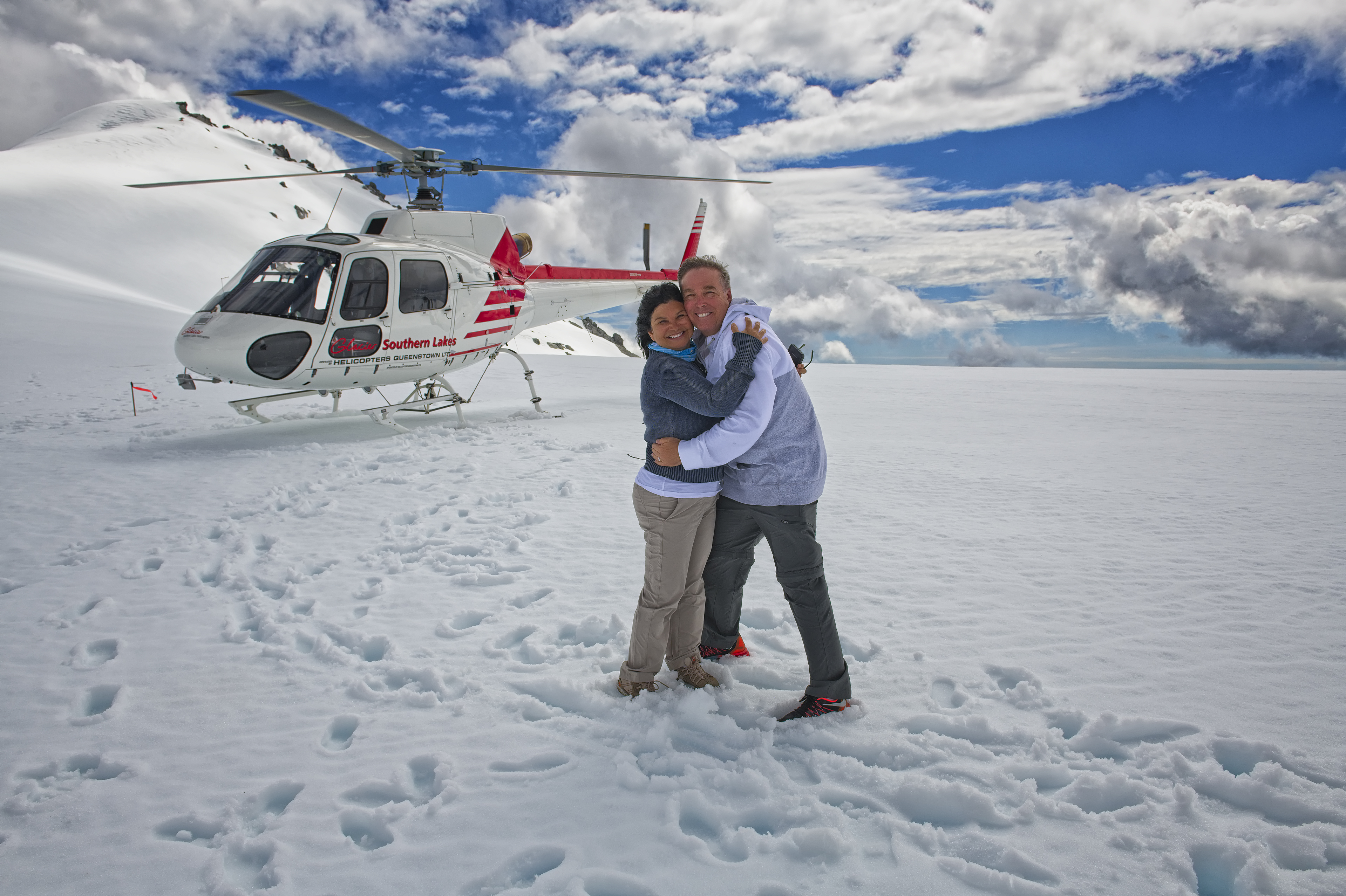 Landed on the Glacier