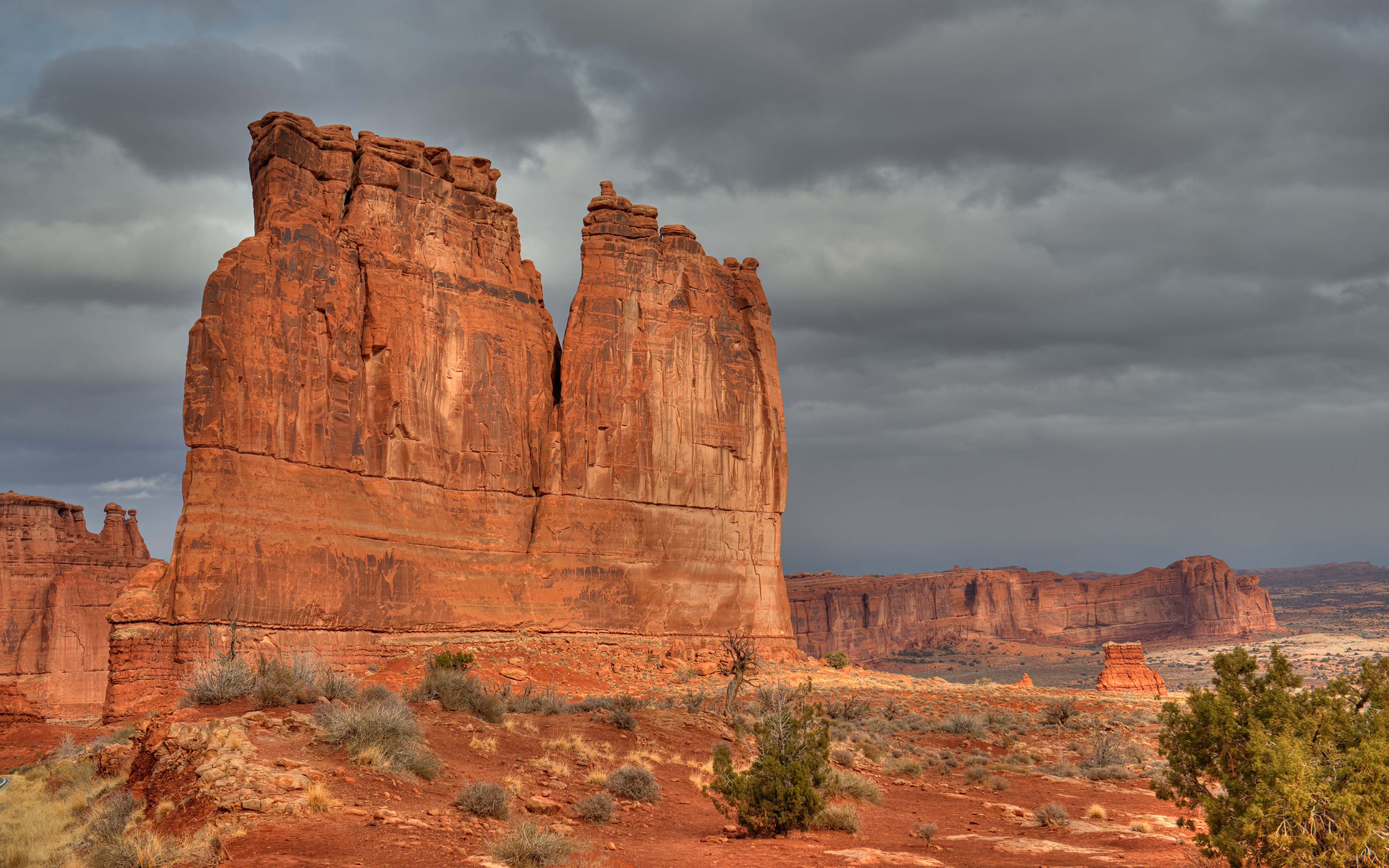 Courthouse Towers in Canyonlands NP