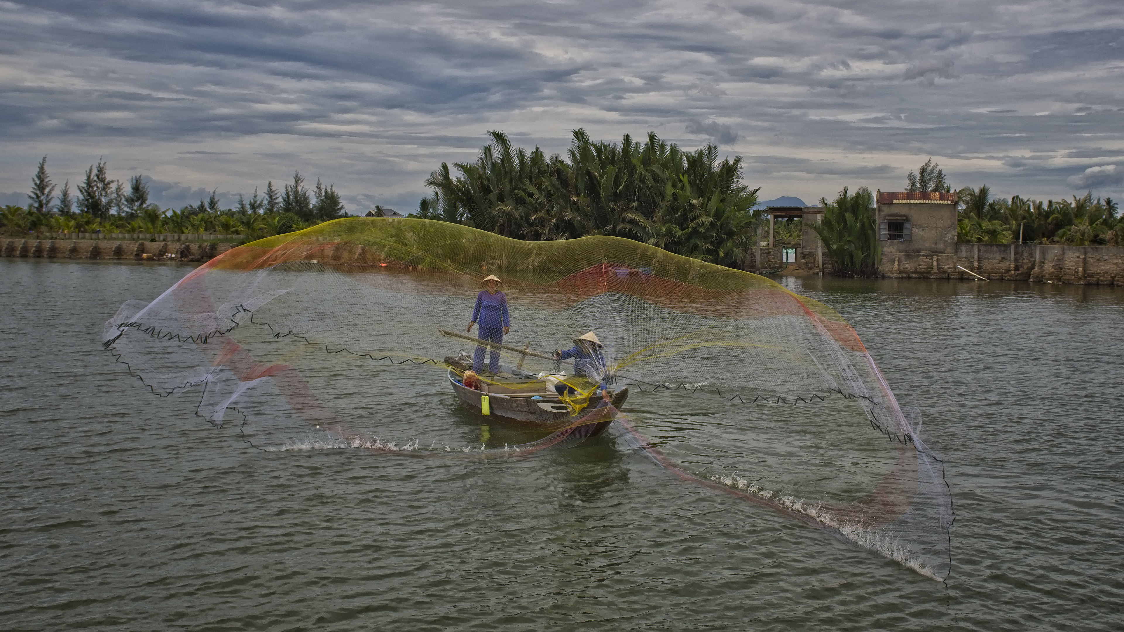 Net Fishing in Hoian