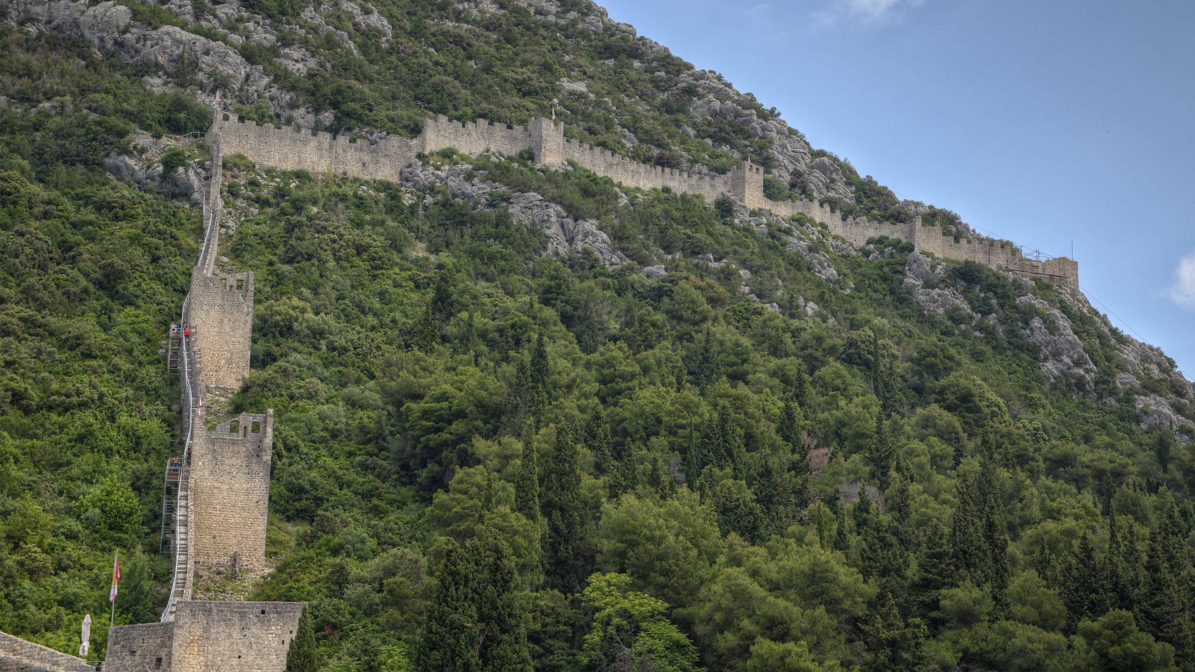 Walls of Ston in Croatia