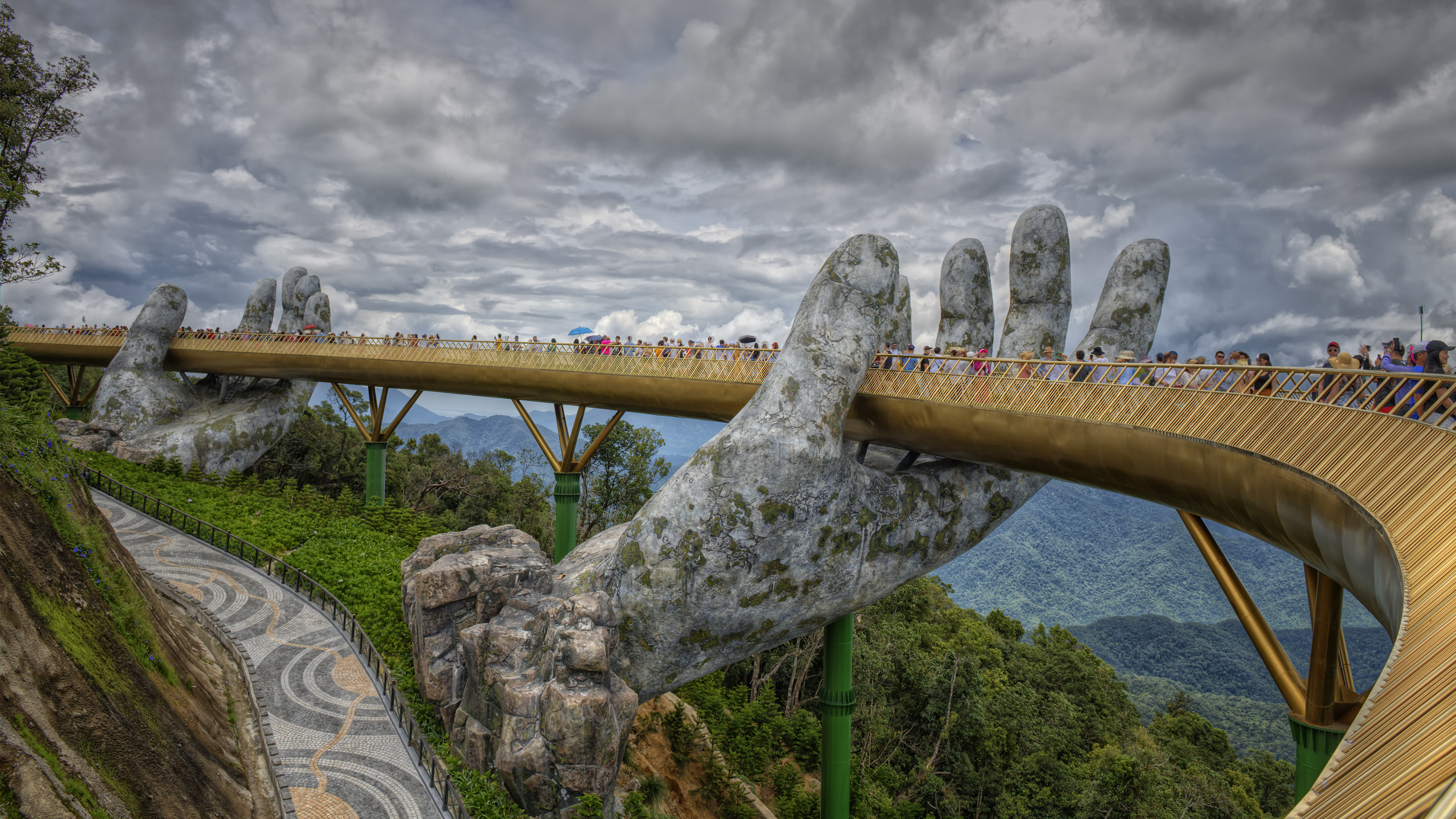 The Golden Bridge in Da Nang