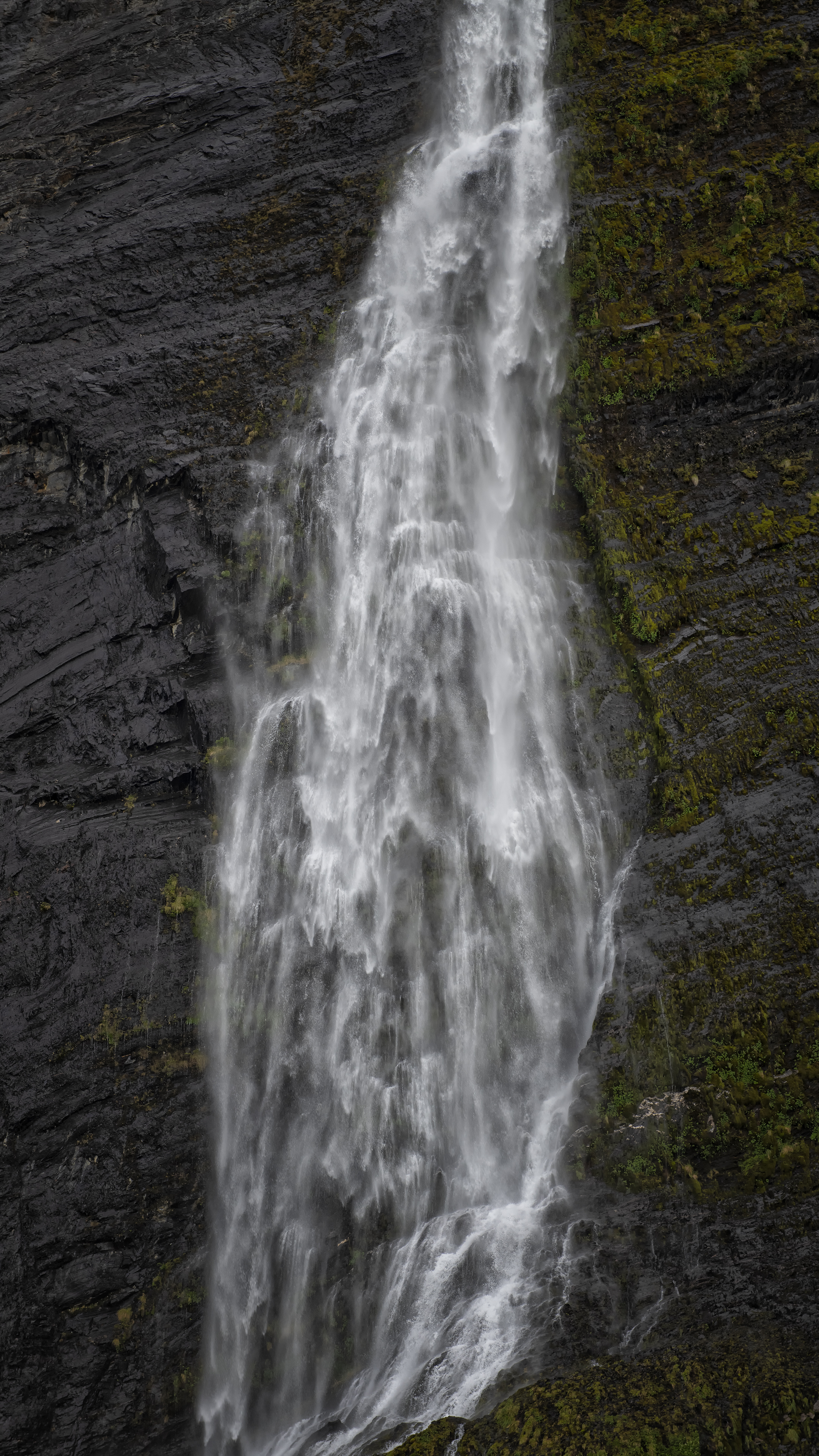 Waterfall near the Glaciers
