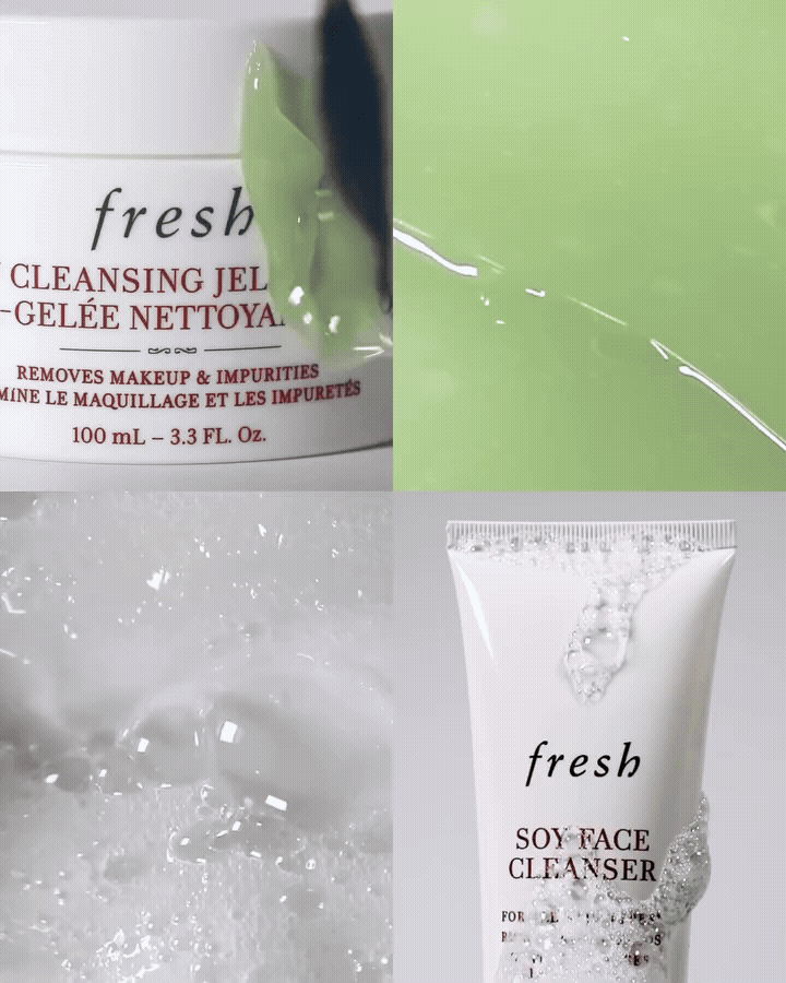 Adobe Express - Jelly → oil → milk → clean.① Start dry. Scoop with dry hand & apply to dry