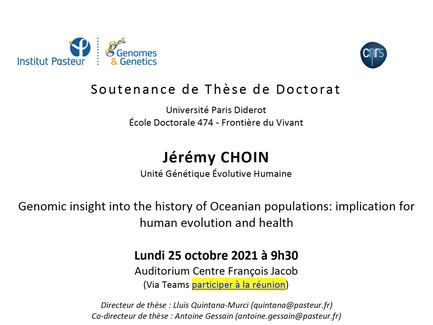 PHD THESIS DEFENSE OF JÉRÉMY CHOIN
